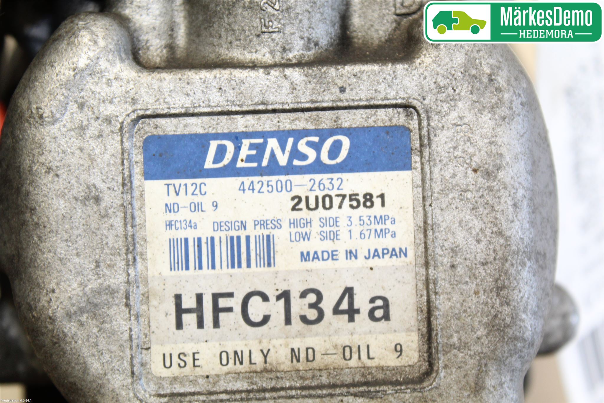 Toyota COROLLA 98-01 Varme Ac Kompressor