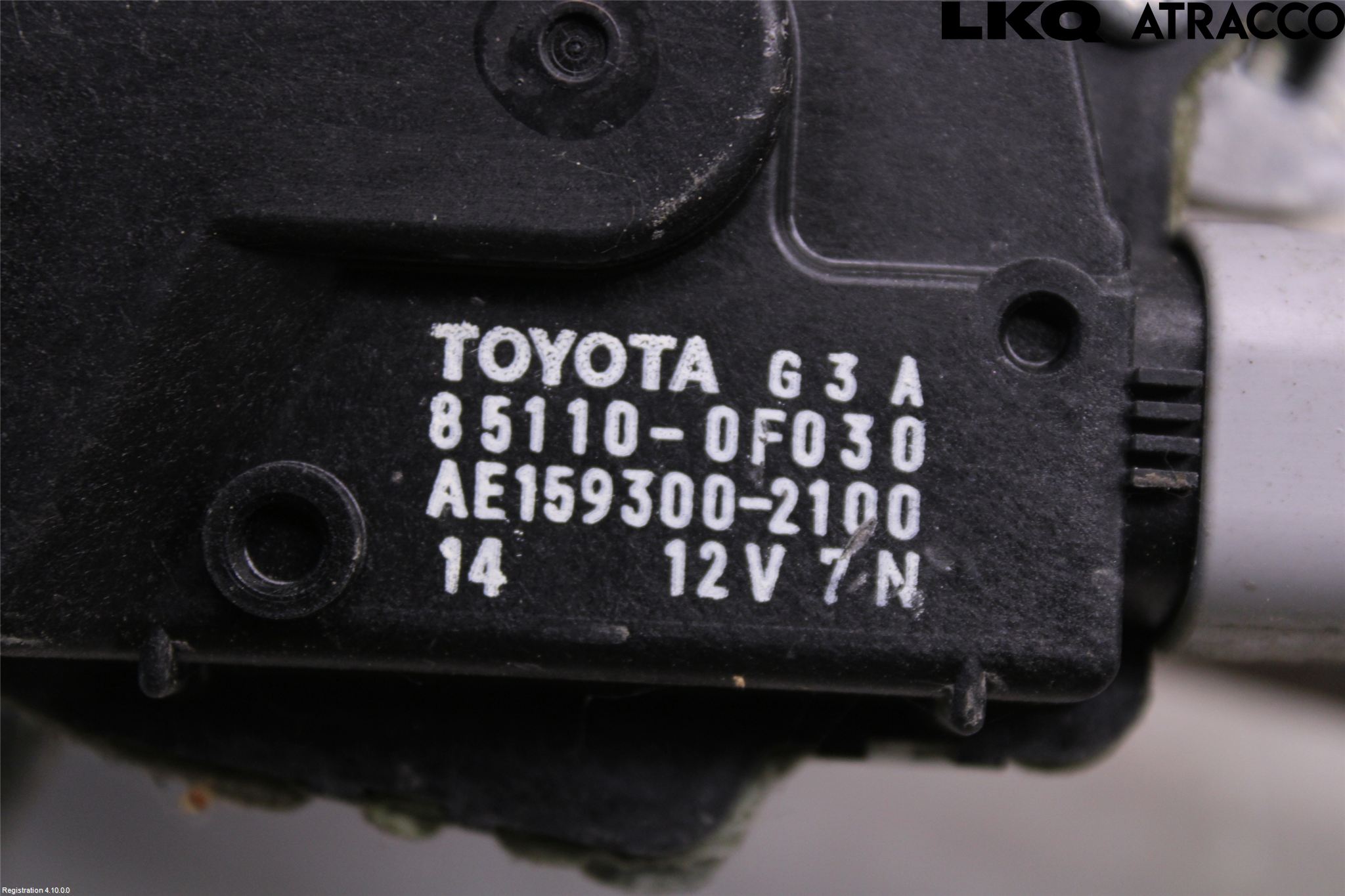 Toyota VERSO 09-18 Viskermotor Frontrute