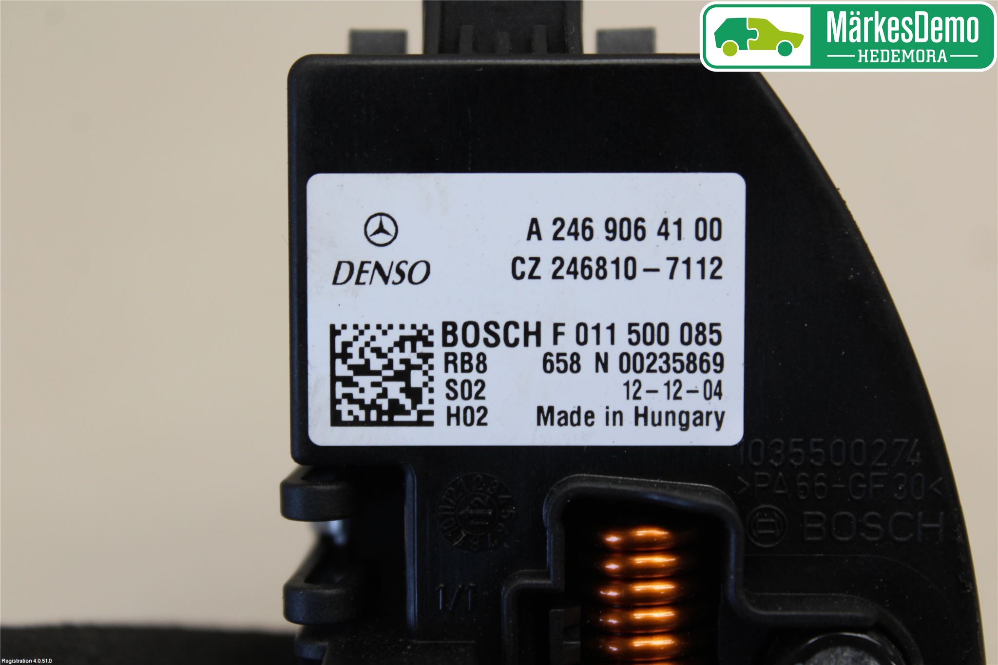Mercedes-Benz MB A-KLASS (W176) 13-18 Varmeapparat Viftemotstand