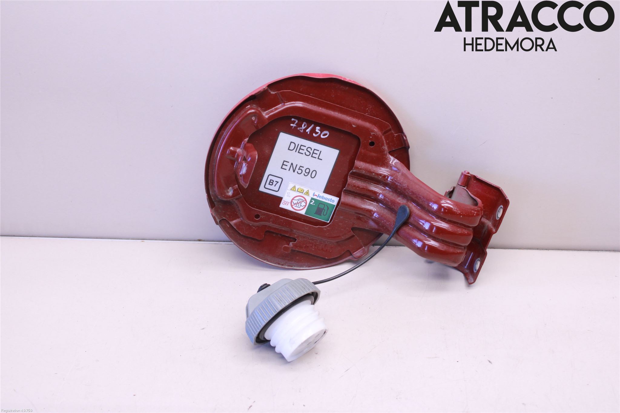 Fiat FULLBACK 16-19 Drivstoff Tankluke