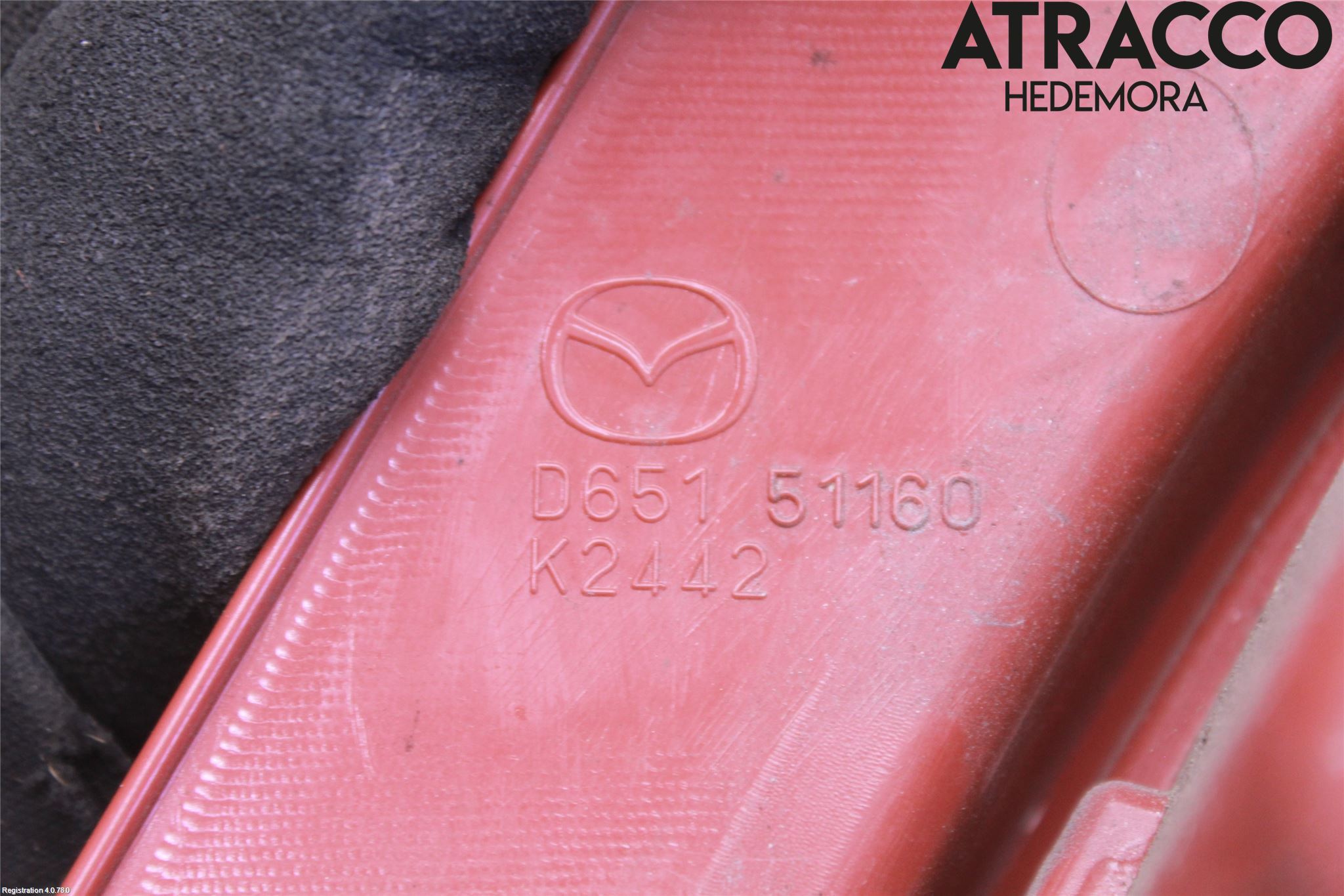 Mazda 2 (DE) 08-15 Baklykt Venstre