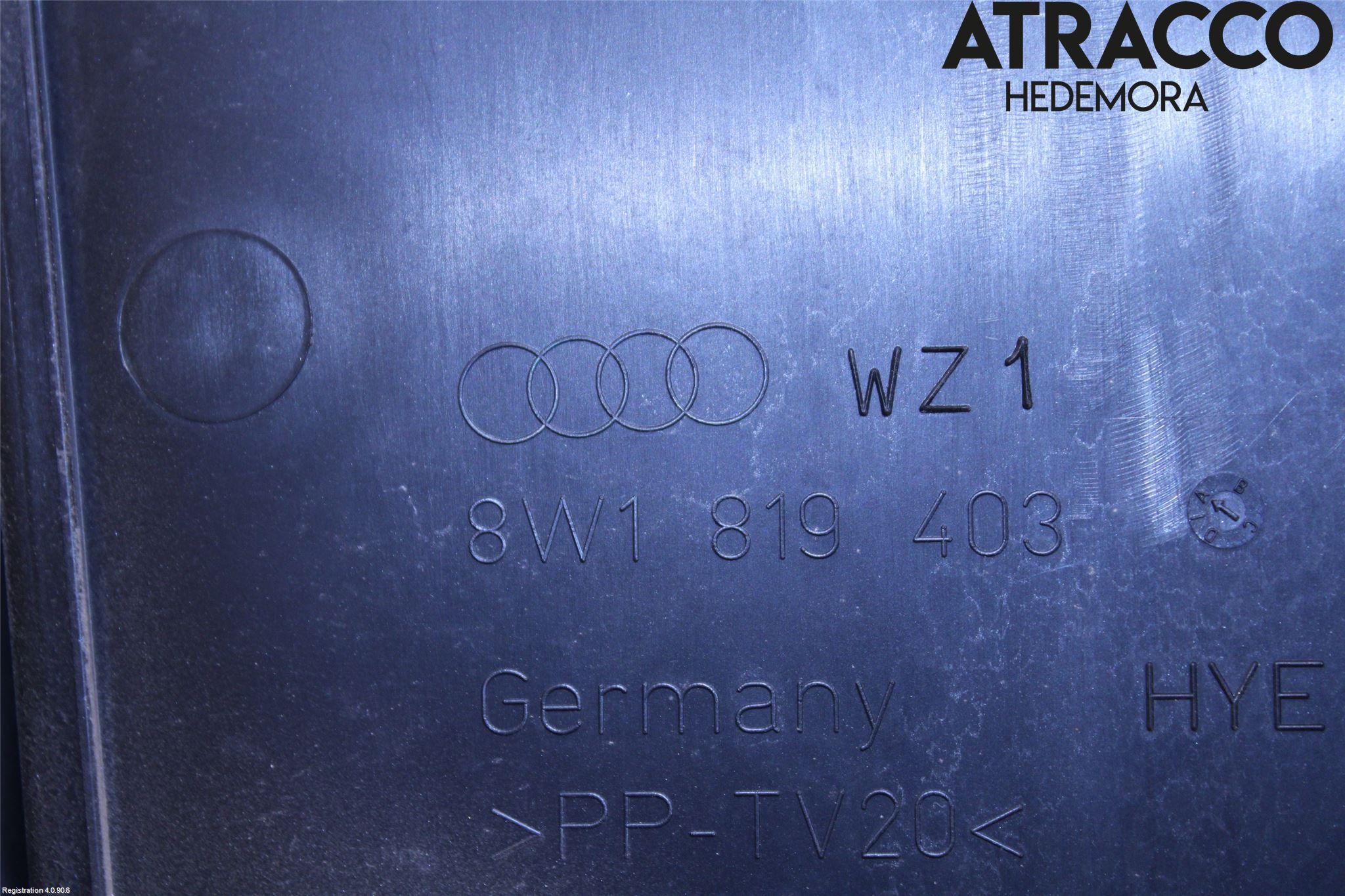 Audi A4 ALLROAD 17- Visker Deksel-Grill-Under Frr