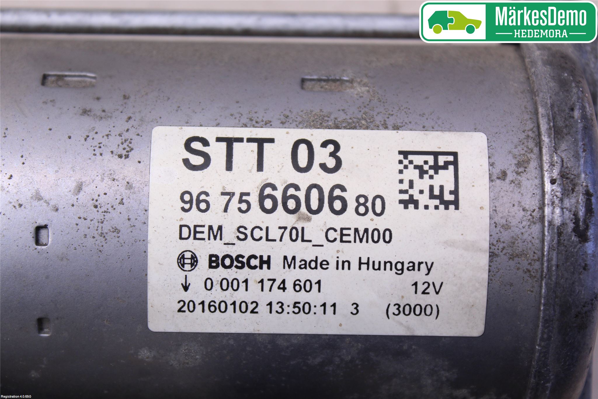 Citroen C3 10-17 Startmotor Diesel