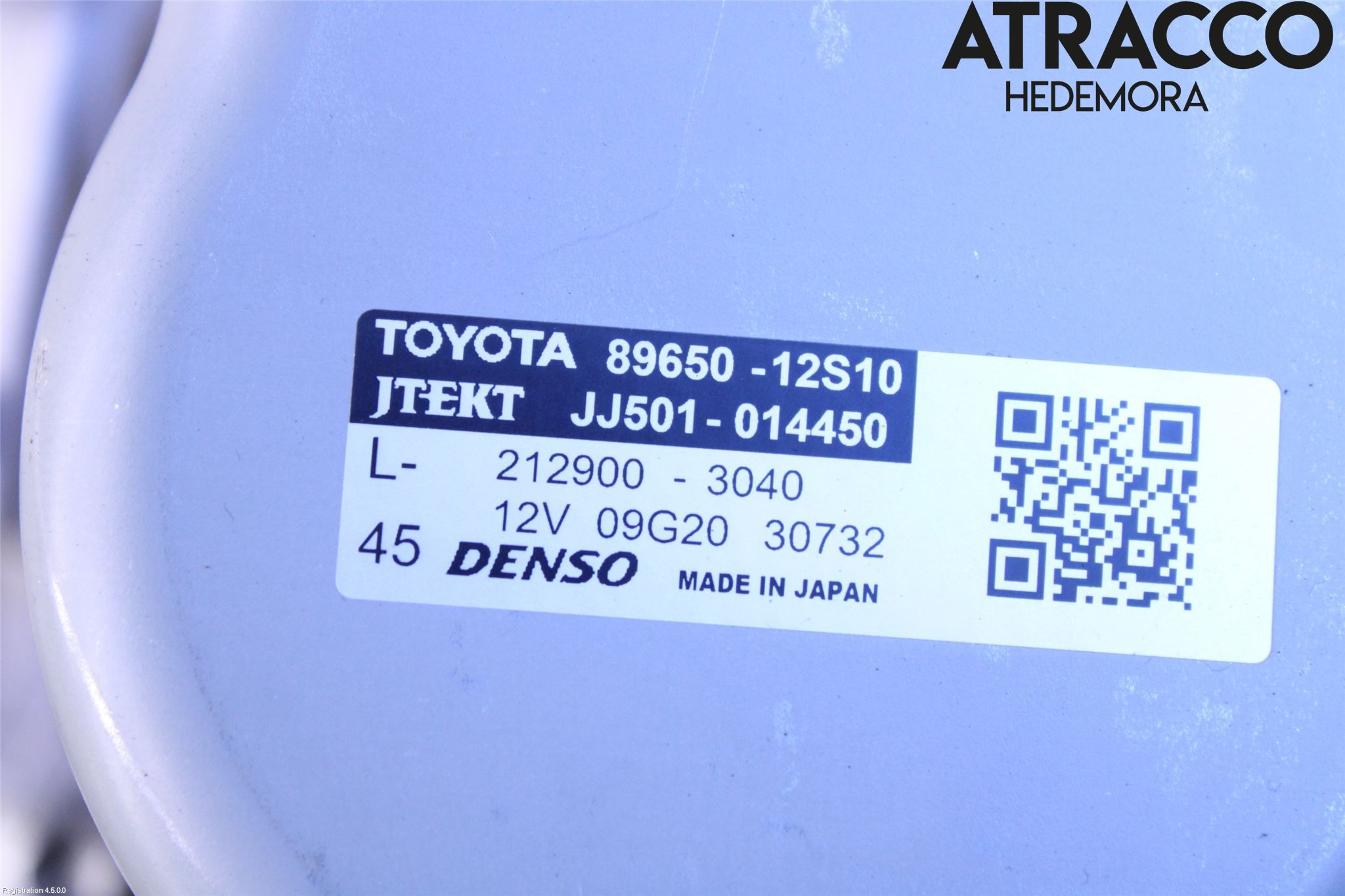 Toyota COROLLA 19- Rattakselaggregat Innebygd Servo