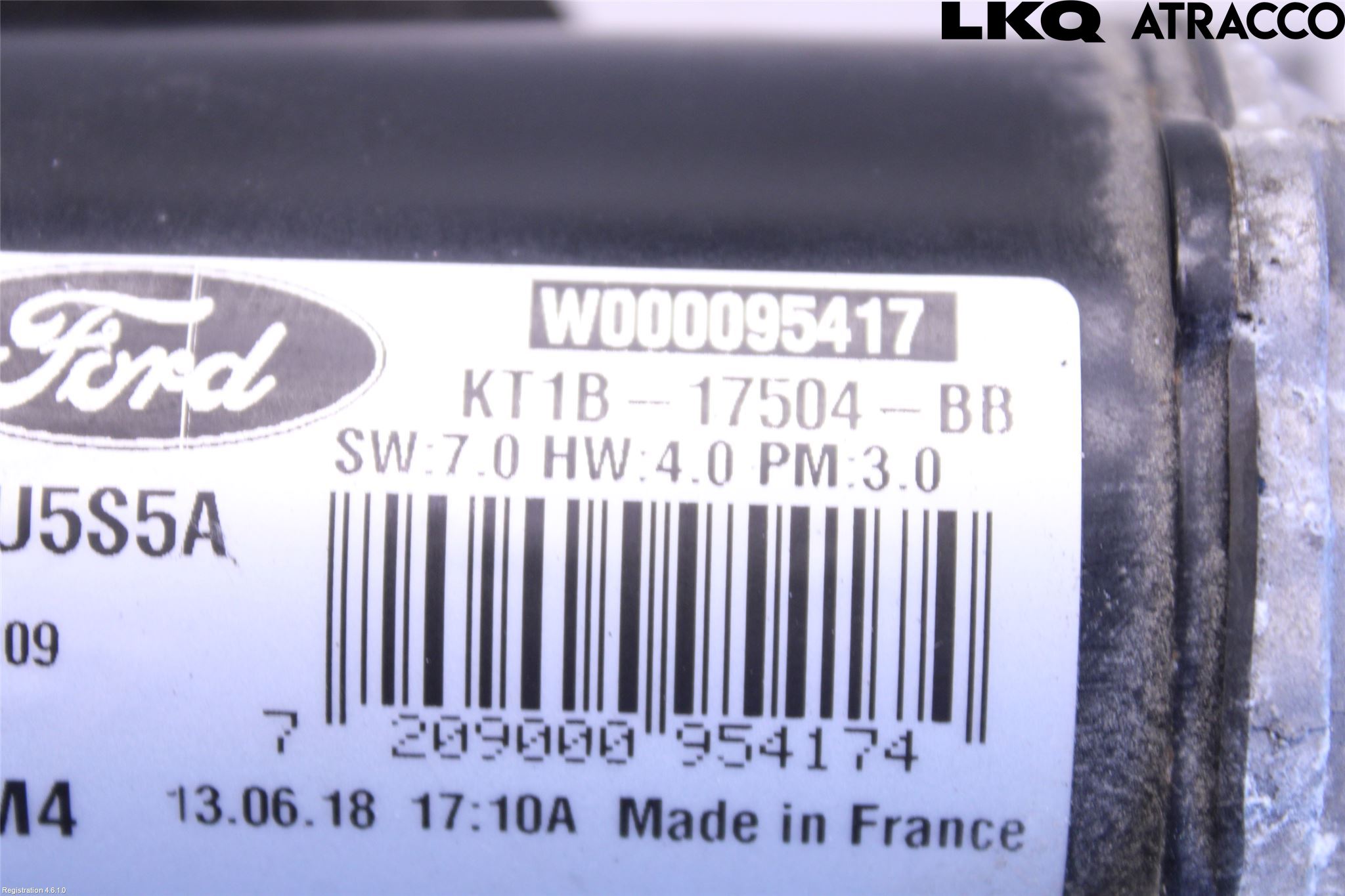 Ford TRANSIT/TOURNEO CONNECT 13-22 Viskermotor Frontrute