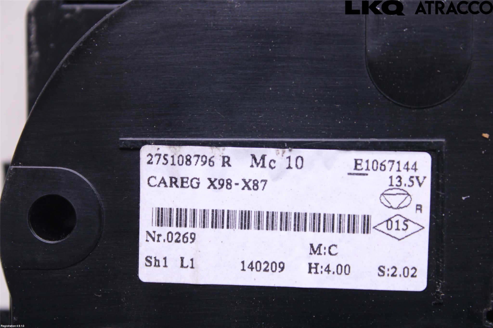 Renault CLIO IV 12-16 Varme Ac Betjening-Display