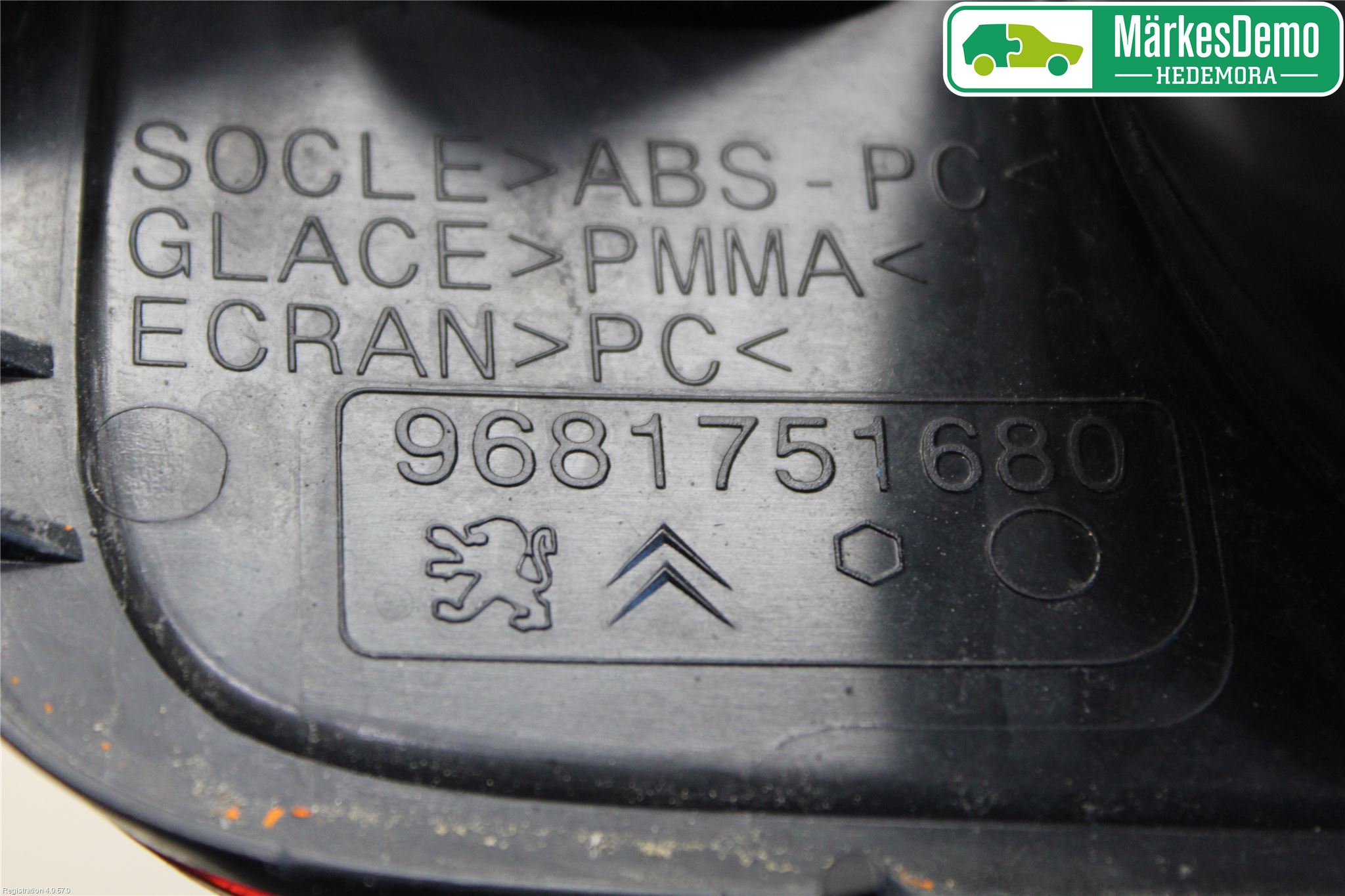 Citroen C3 PICASSO Refleks Bak