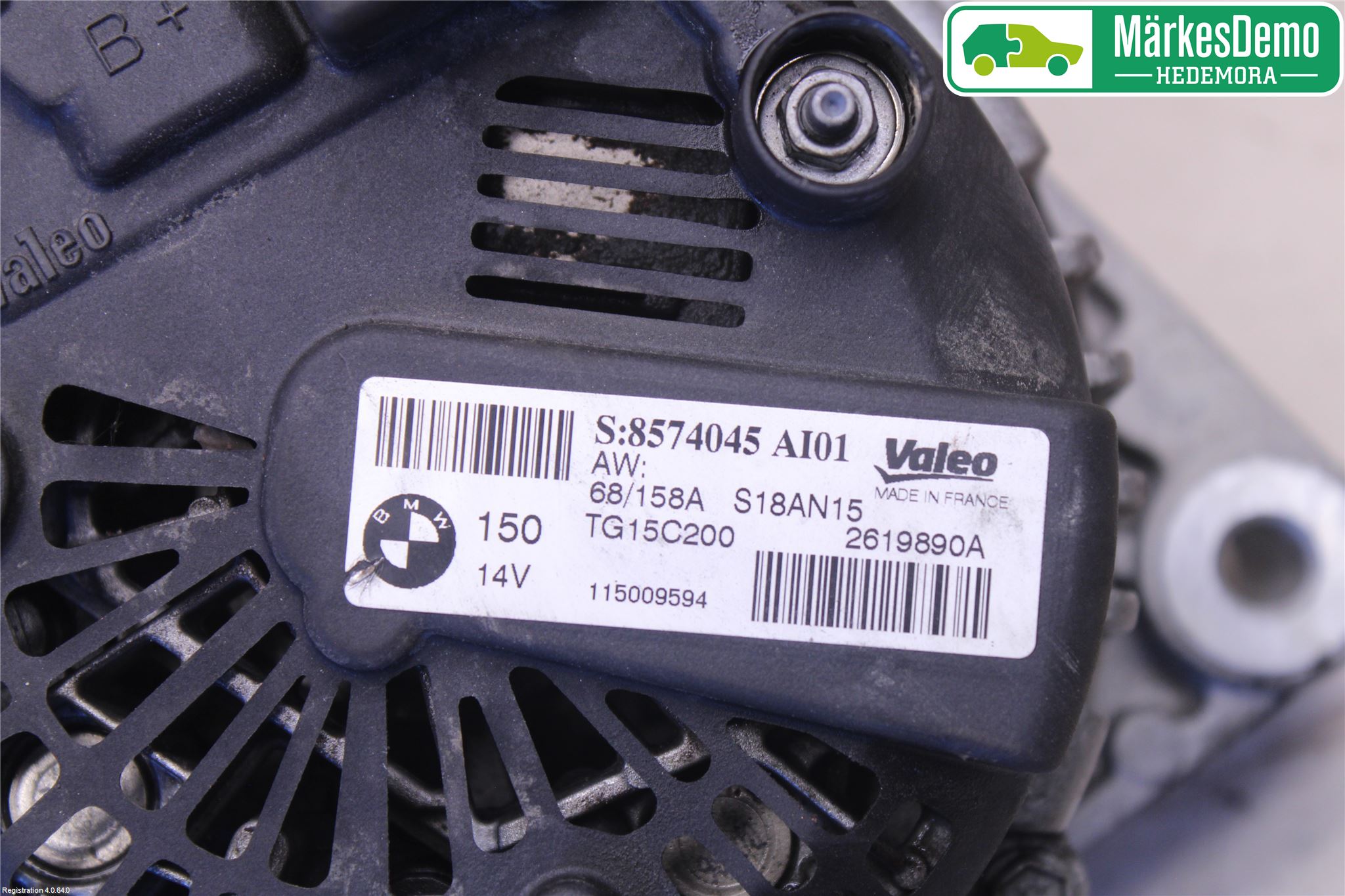 Toyota AVENSIS 16-18 Dynamo