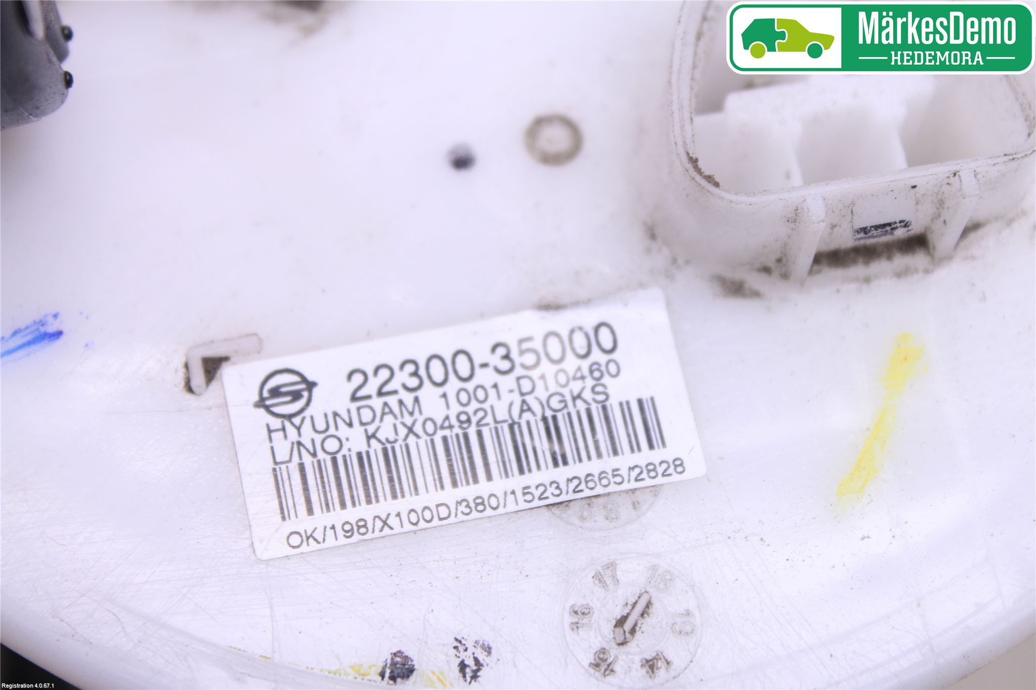 SsangYong SSANG YONG TIVOLI 17- Drivstoff Dieselpumpe Hoved