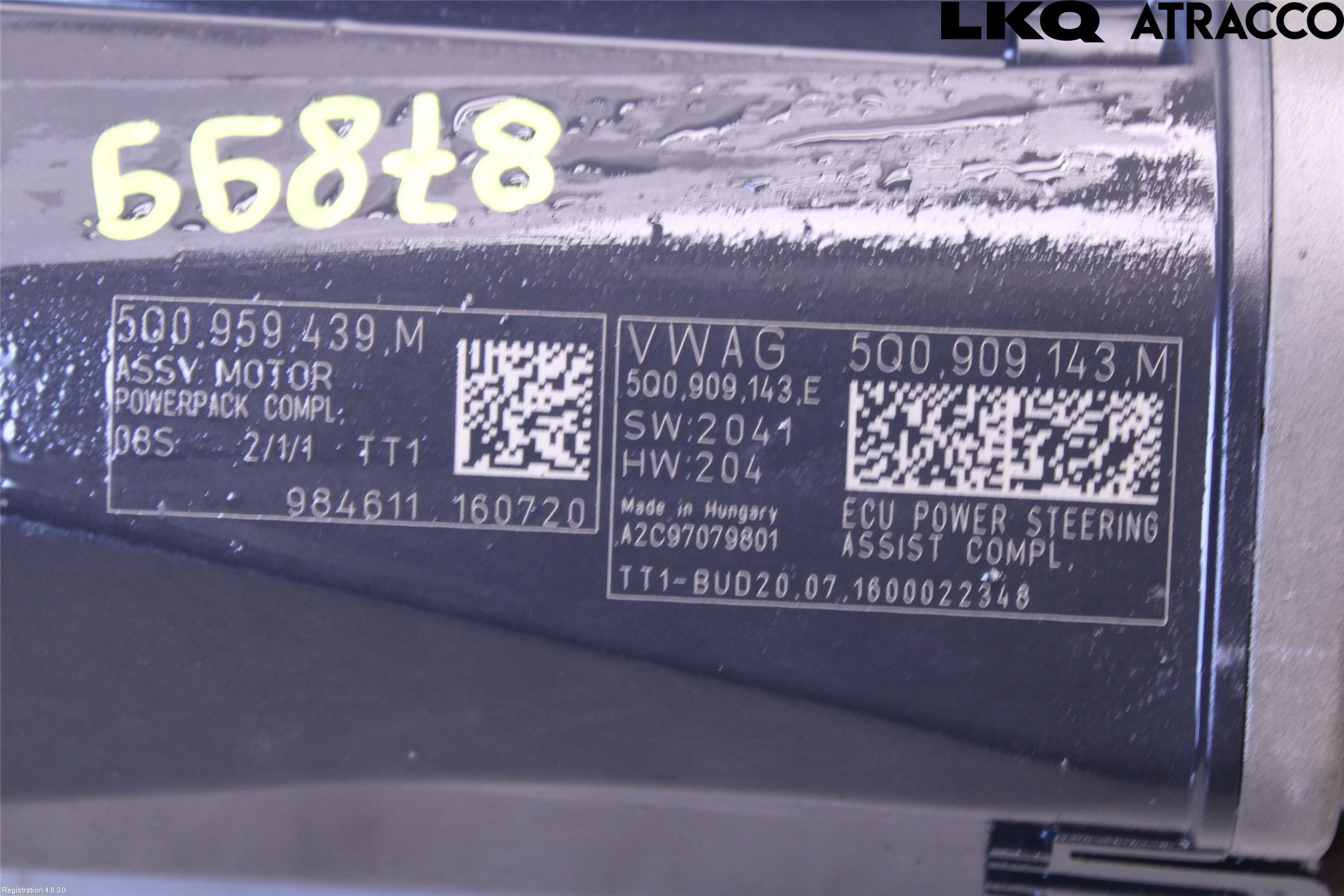 Volkswagen VW PASSAT 15-19 Styrväxel/Snäcka Elektrisk
