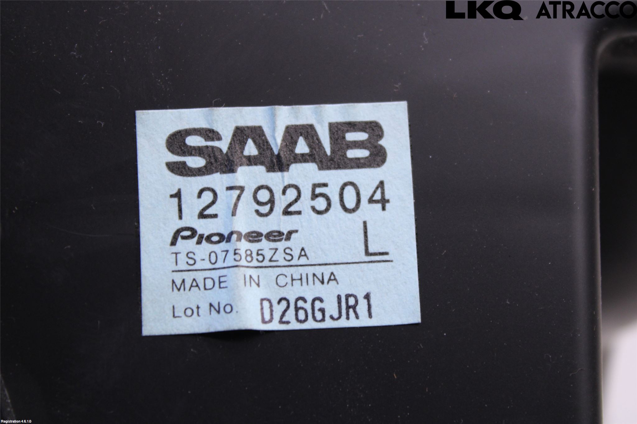 Saab 9-3 VER2/VER3 08-15 Innr Høyttaler