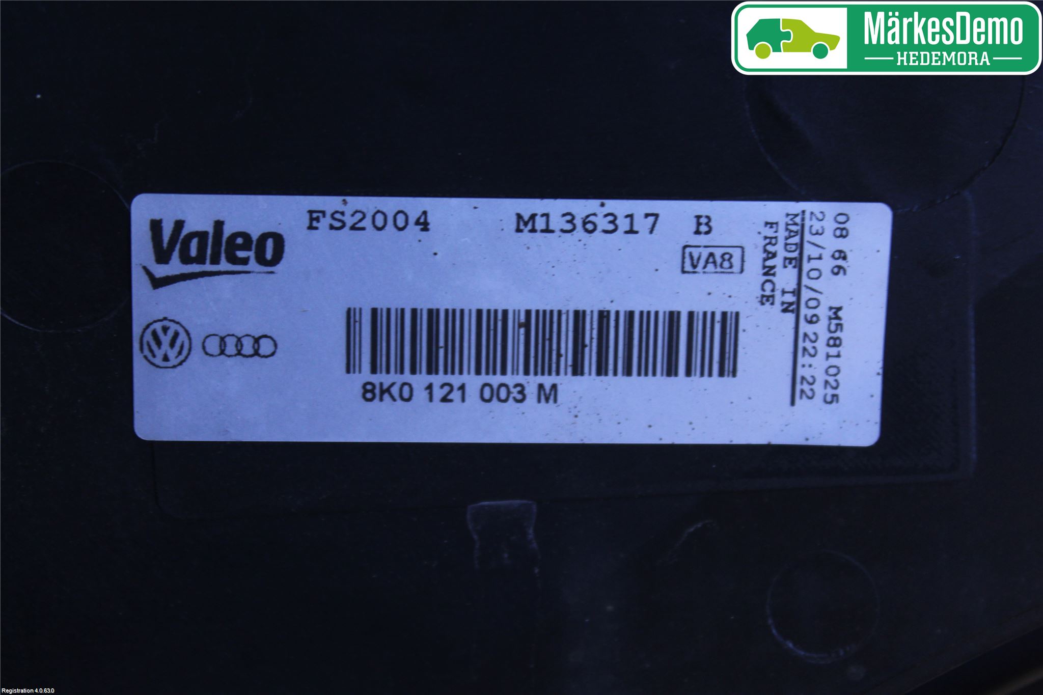 Audi A5 07-16 Kjølevifte Elektrisk