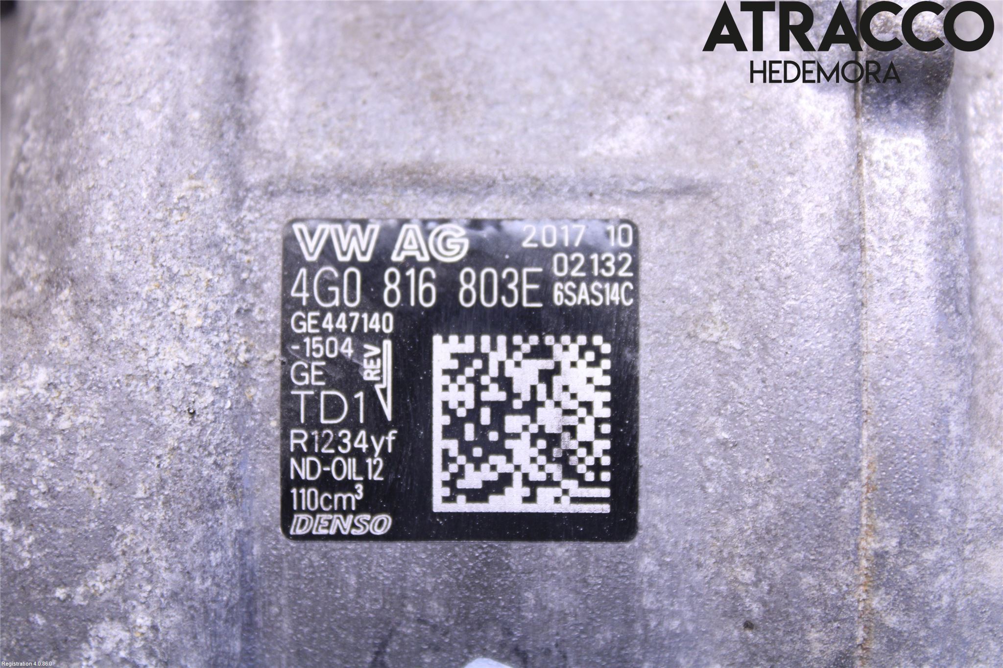 Audi A6/S6 4G 11-18 Varme Ac Kompressor
