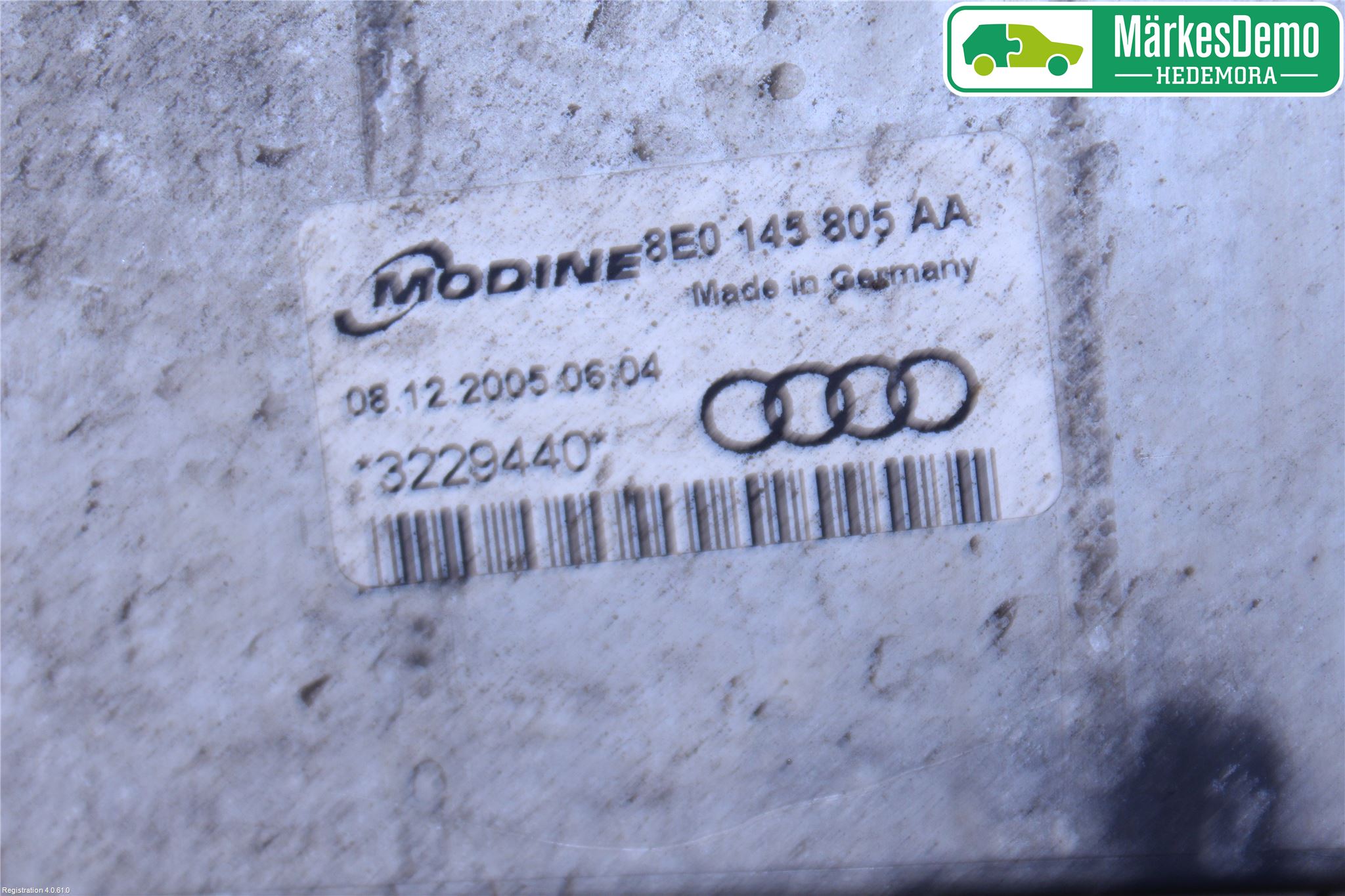 Audi A4/S4 05-07 Intercooler Radiator