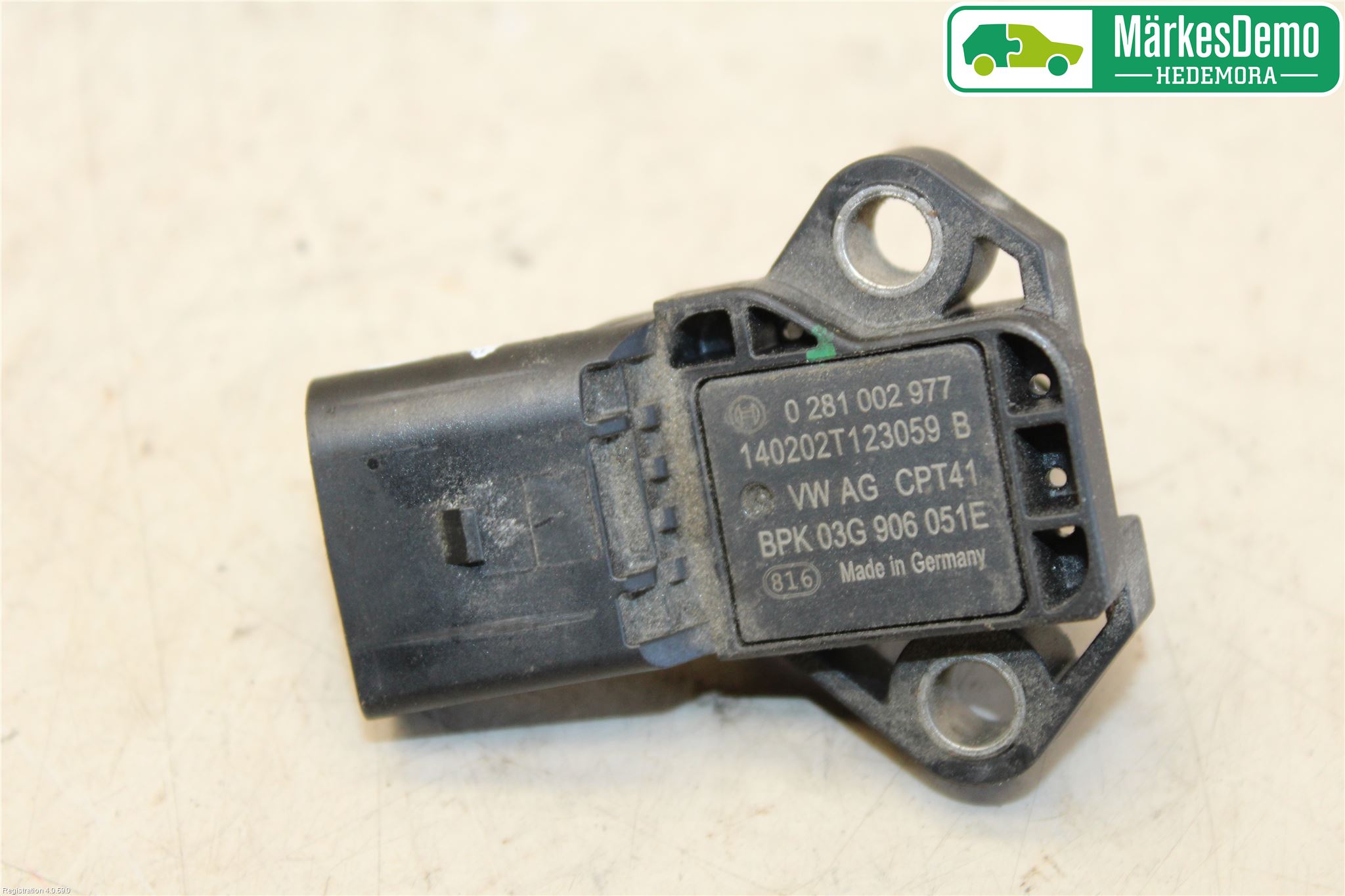 Volkswagen VW GOLF / E-GOLF VII 13-20 Inns Map - Trykkføler