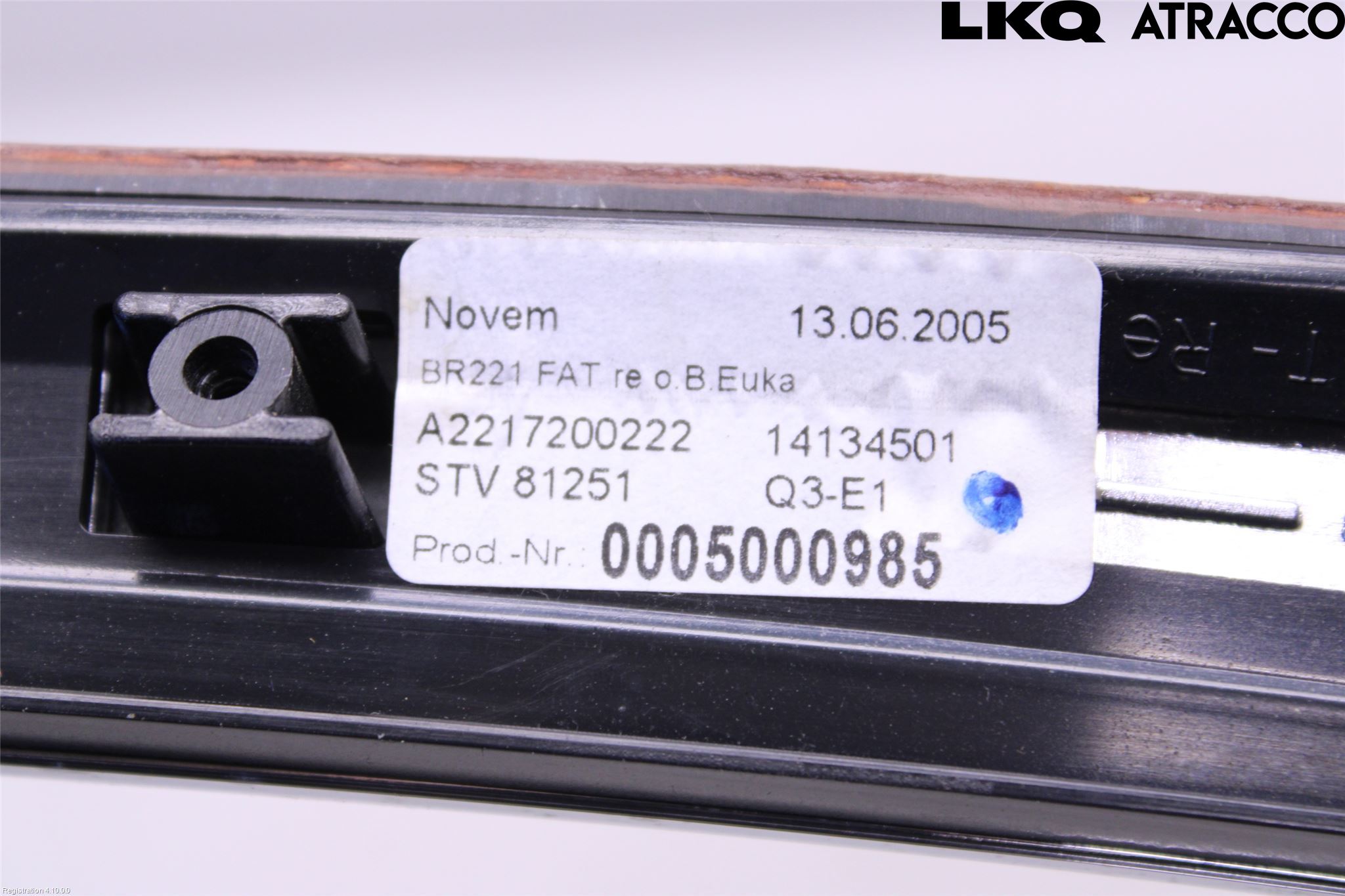 Mercedes-Benz MB S-KLASS (W221) 05-13 Dørtrekk Innlegg Høyre