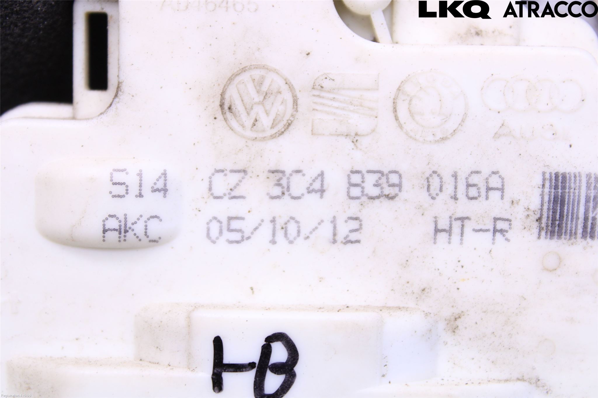 Volkswagen VW PASSAT 11-14 Dørlås - Låsekasse