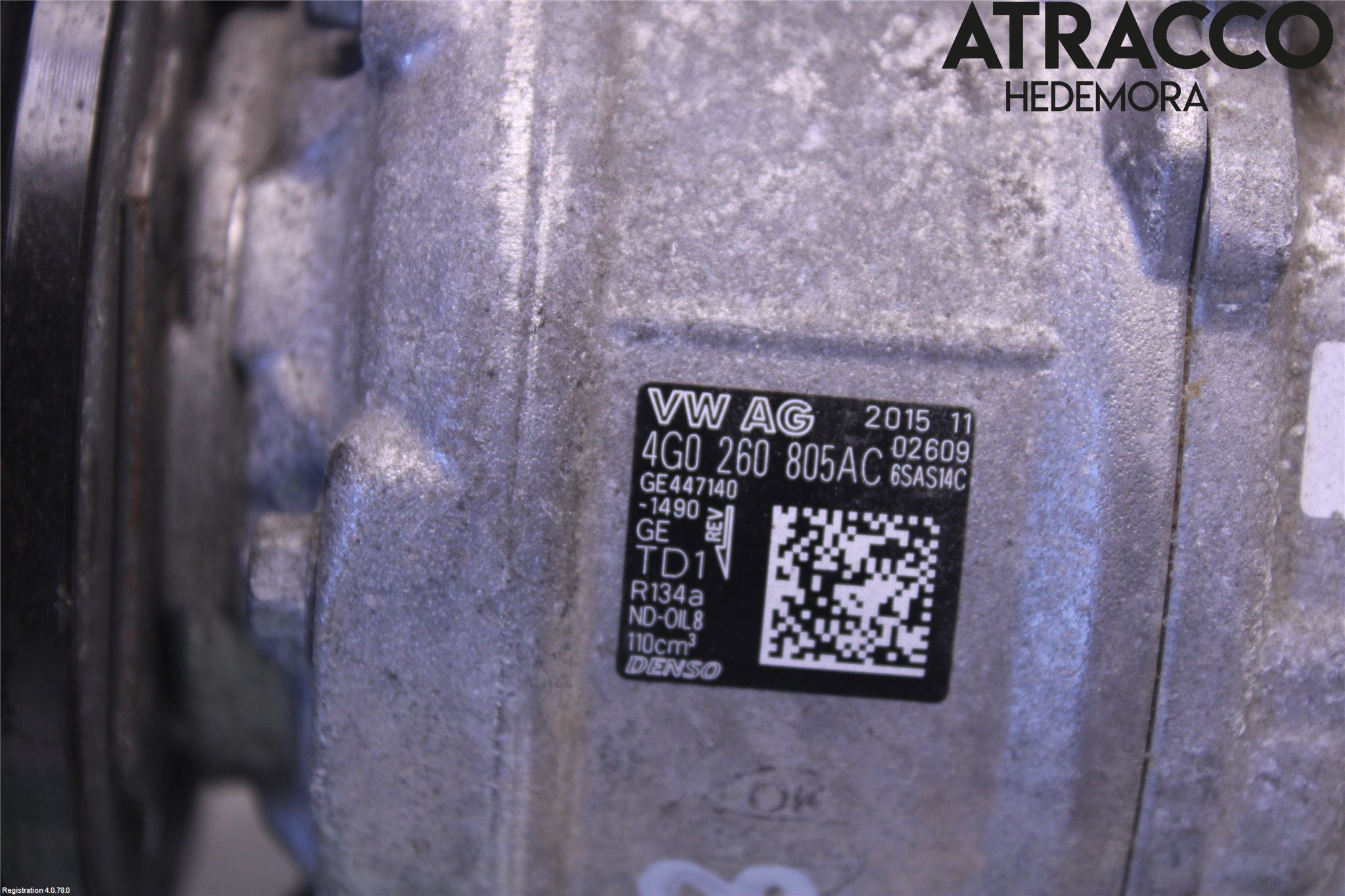 Audi A6/S6 4G 11-18 Varme Ac Kompressor