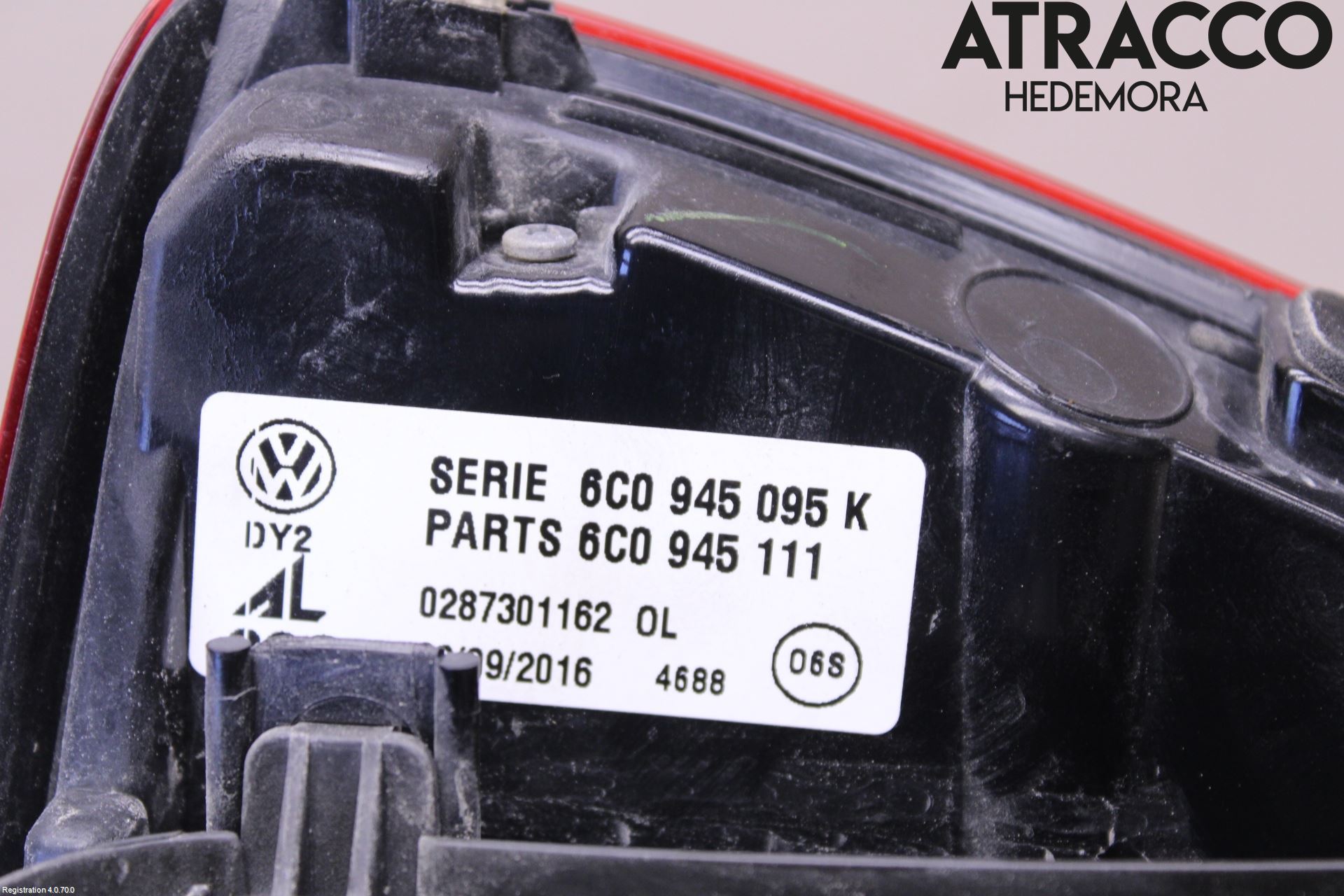 Volkswagen VW POLO 10-17 Baklykt Venstre