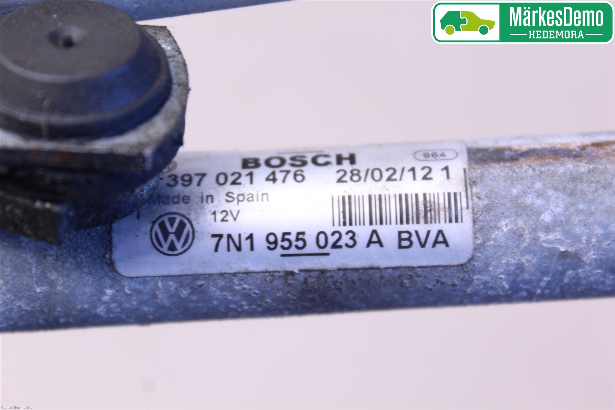 Volkswagen VW SHARAN 11- Viskeroverføring Frontrute