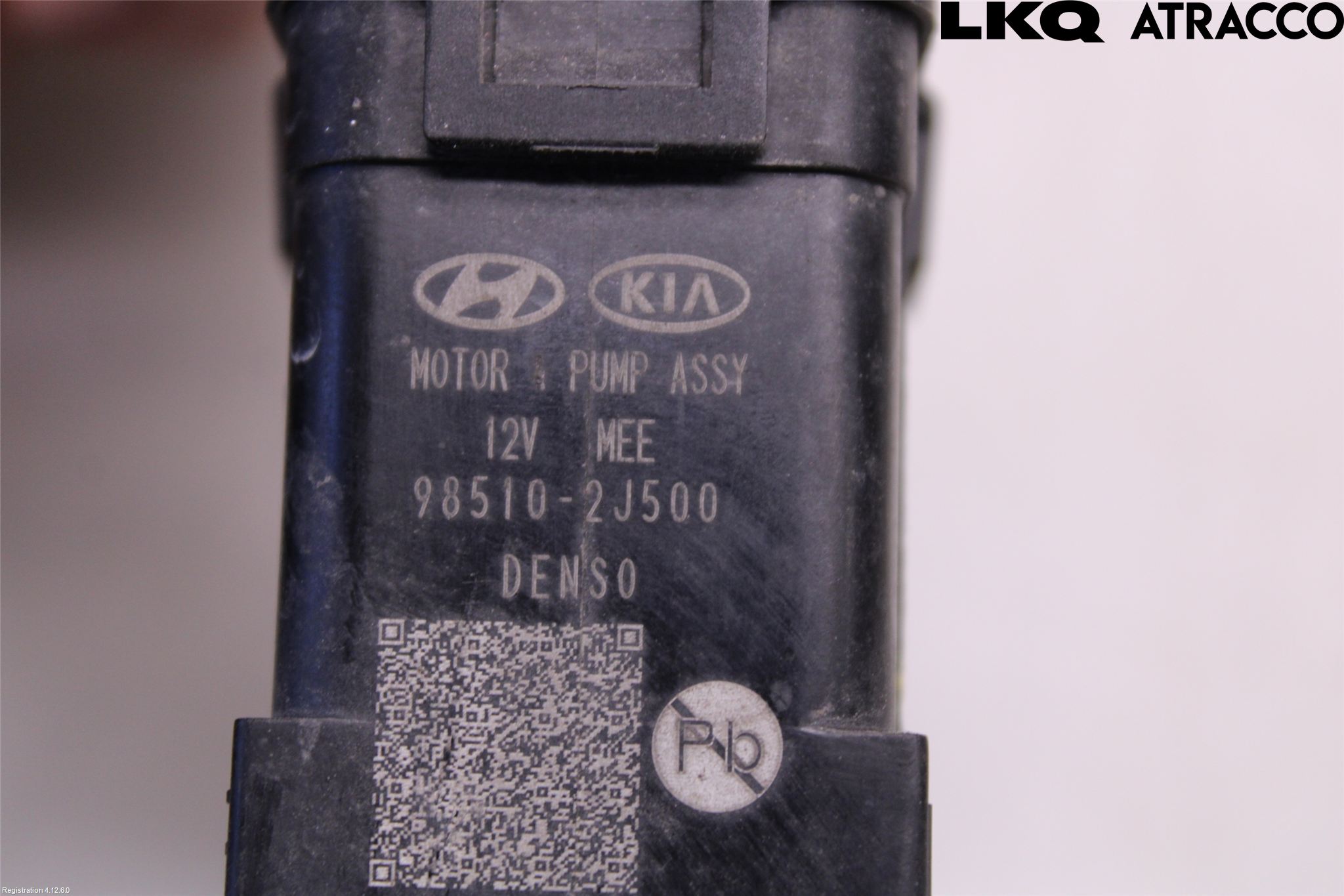Kia OPTIMA 16-20 Spylerpumpe Frontrute