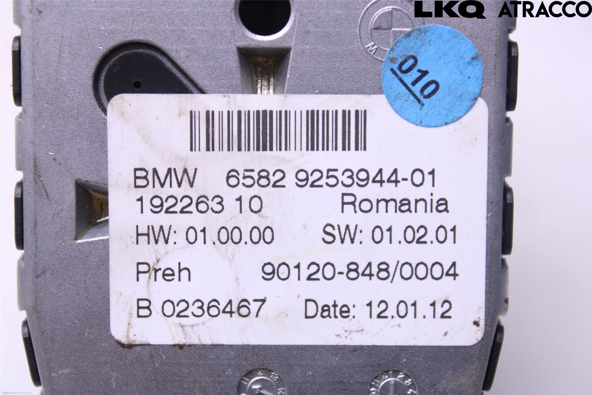 BMW 5 F10/F11/F18 09-17 Bryter Multifunksjon