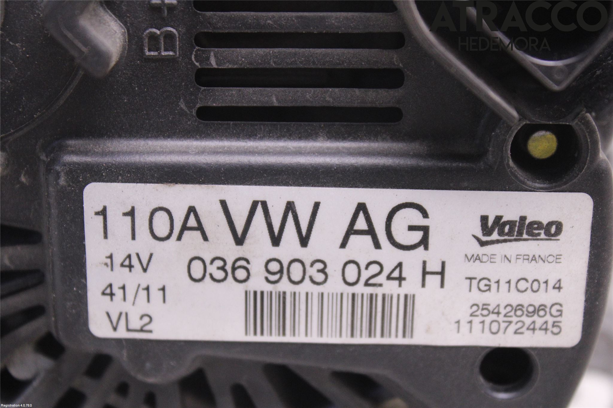 Volkswagen VW POLO 10-17 Dynamo
