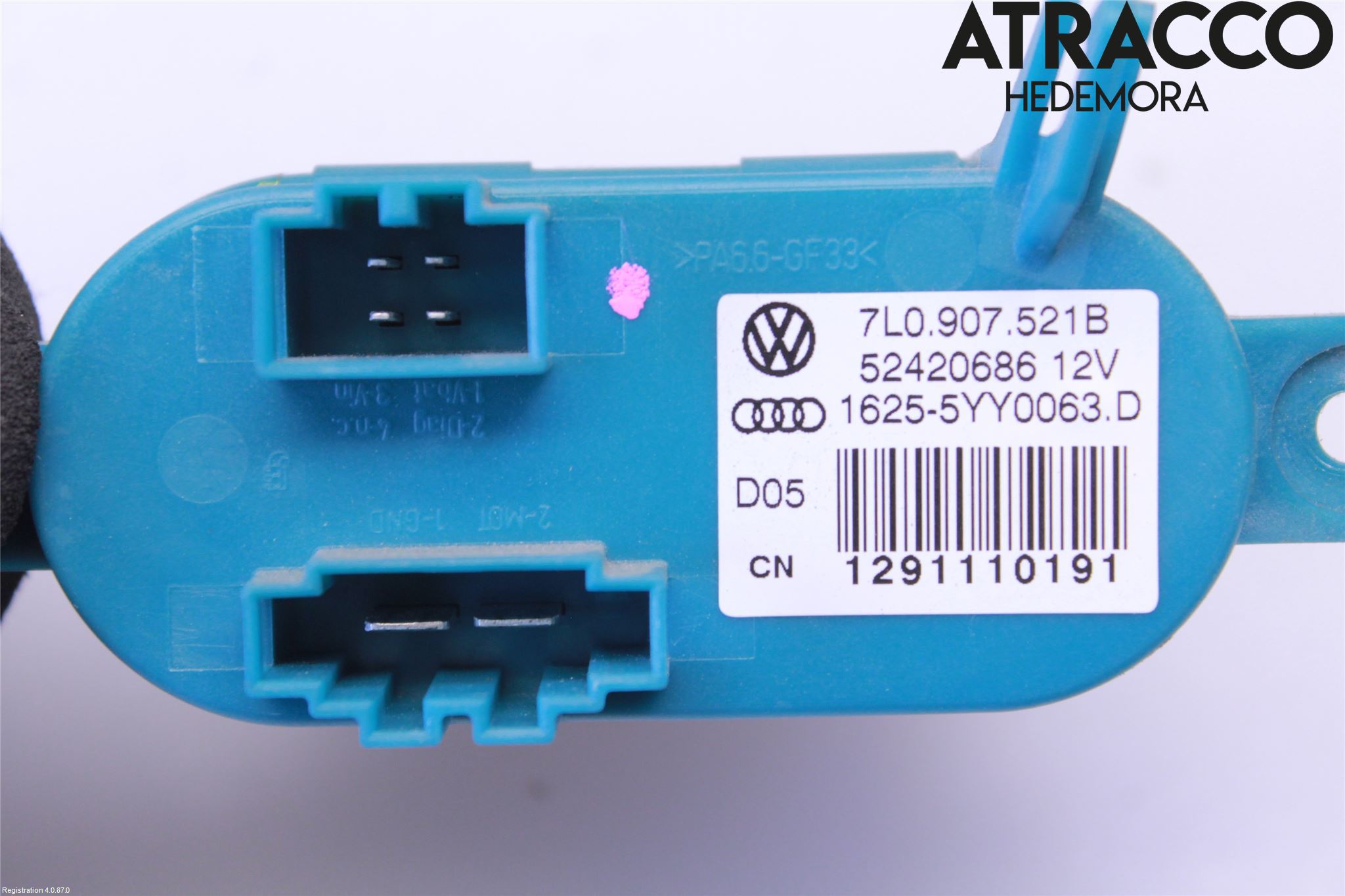 Volkswagen VW AMAROK 2H 10-22 Varmeapparat Viftemotstand