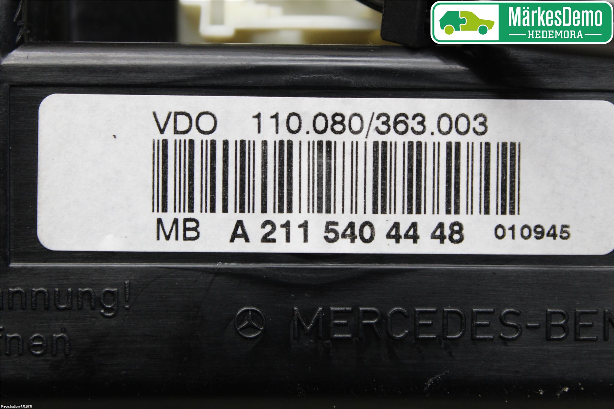 Mercedes-Benz MB E-KLASS (W211) 02-09 Instr Kombinert