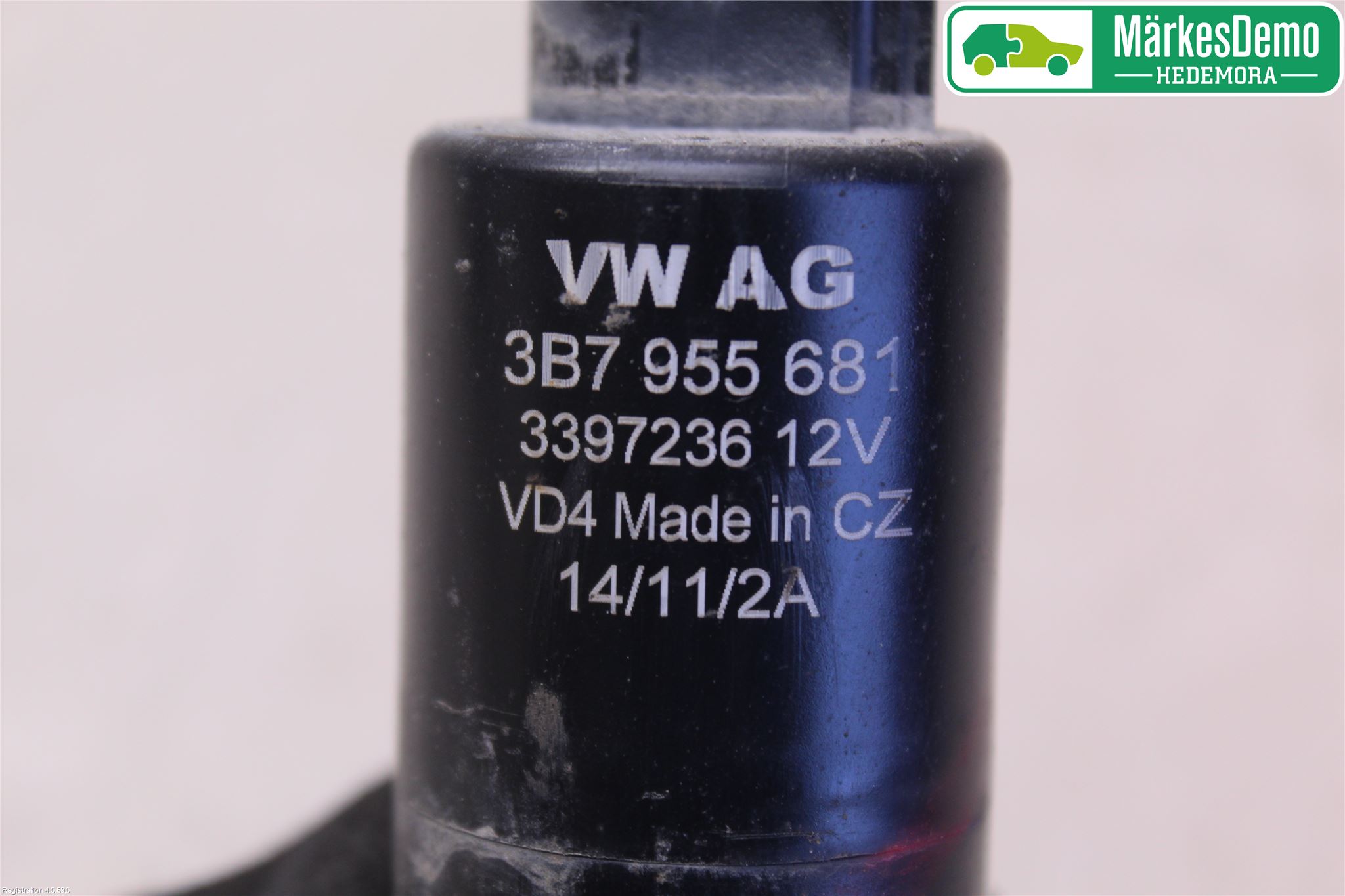 Volkswagen VW GOLF VI 09-13 Spylerpumpe Høytrykk