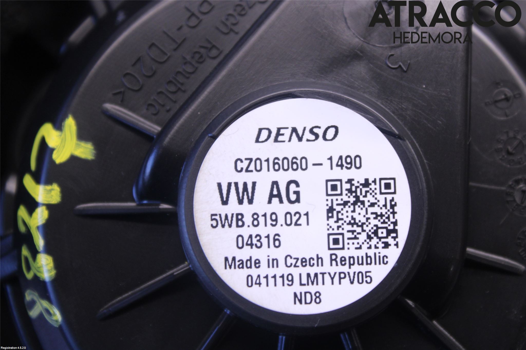 Volkswagen VW PASSAT 20-24 Varme Ac Varmeapparatvifte