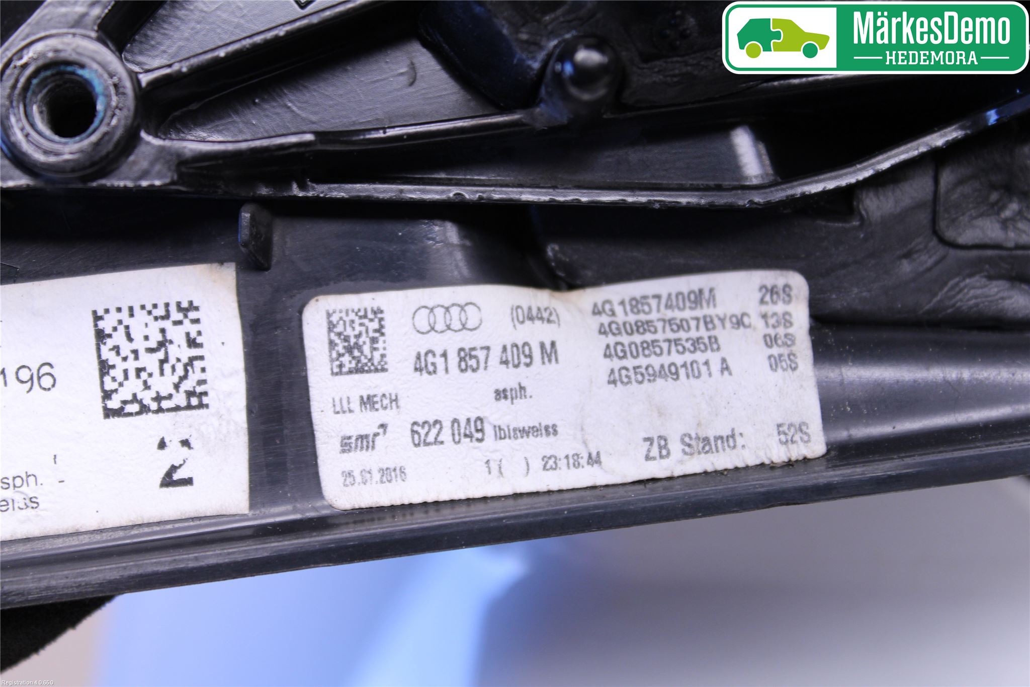 Audi A6/S6 4G 11-18 Speil V M-El Justering