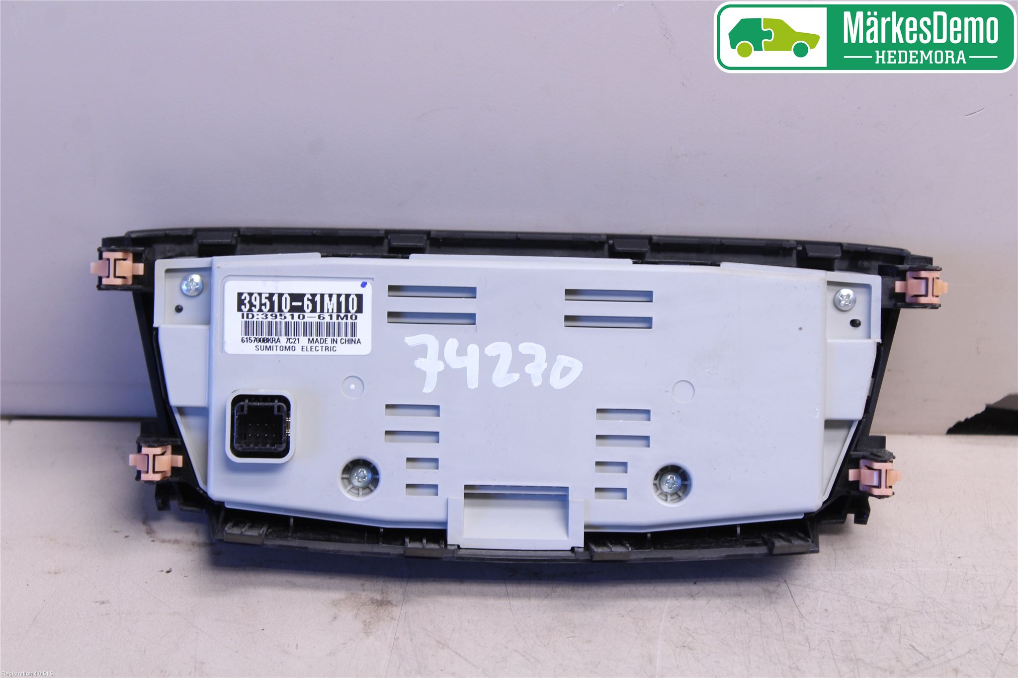 Suzuki SX4 S-CROSS 14-21 Varme Ac Betjening-Display