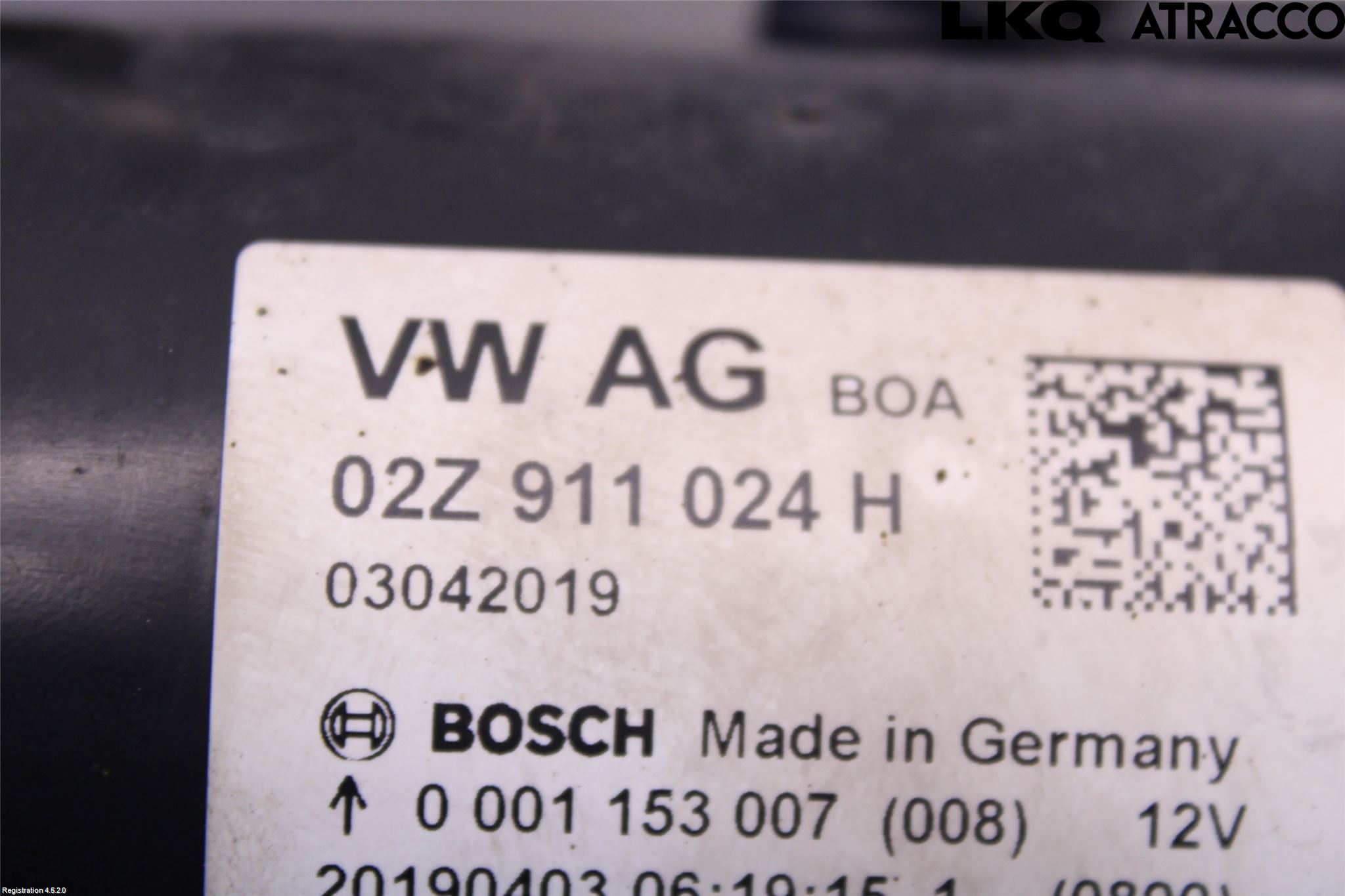 Volkswagen VW CADDY 16-20 Startmotor Diesel