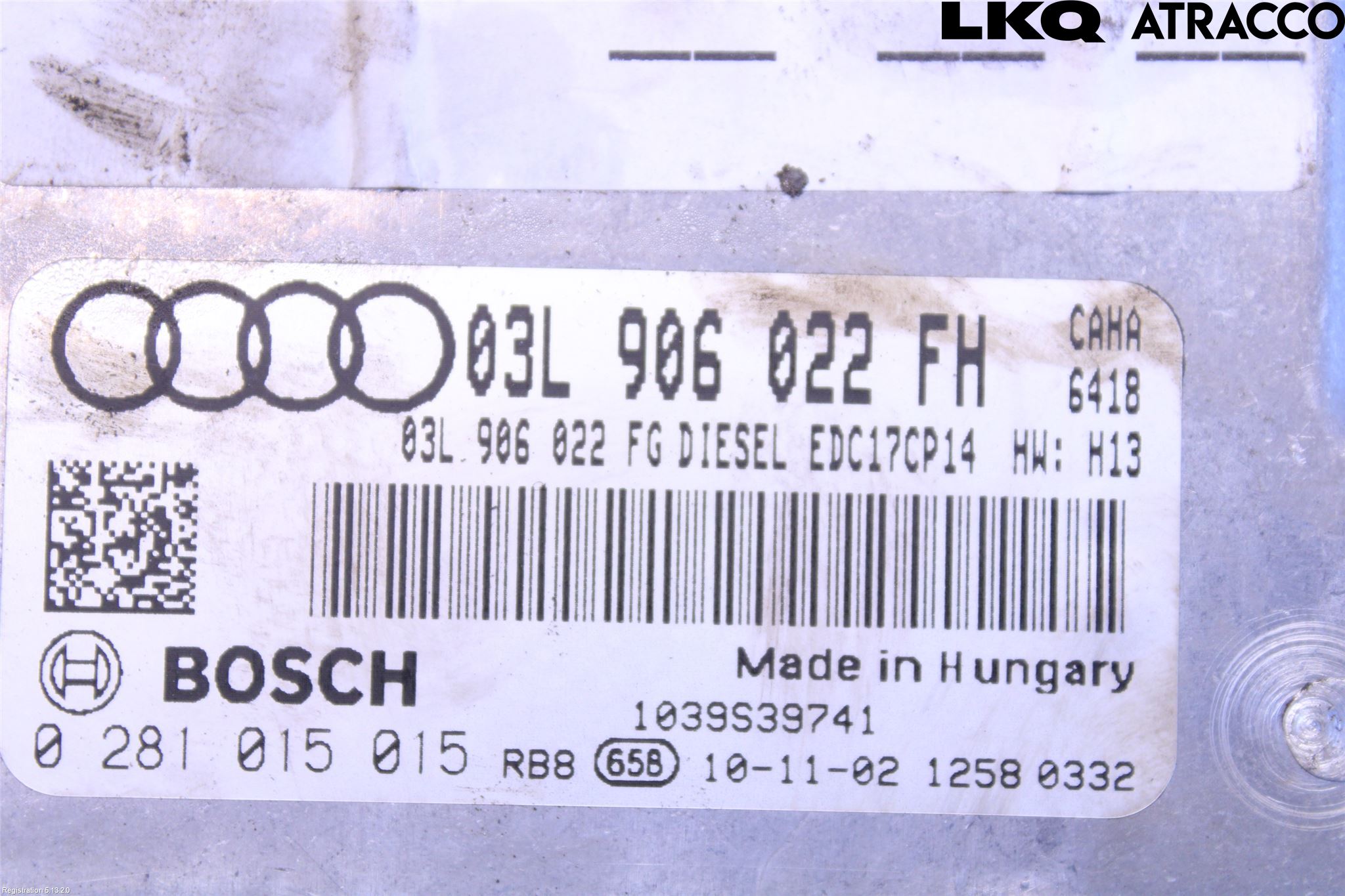 Audi A6/S6     05-11 Styreenhet Dieselpumpe