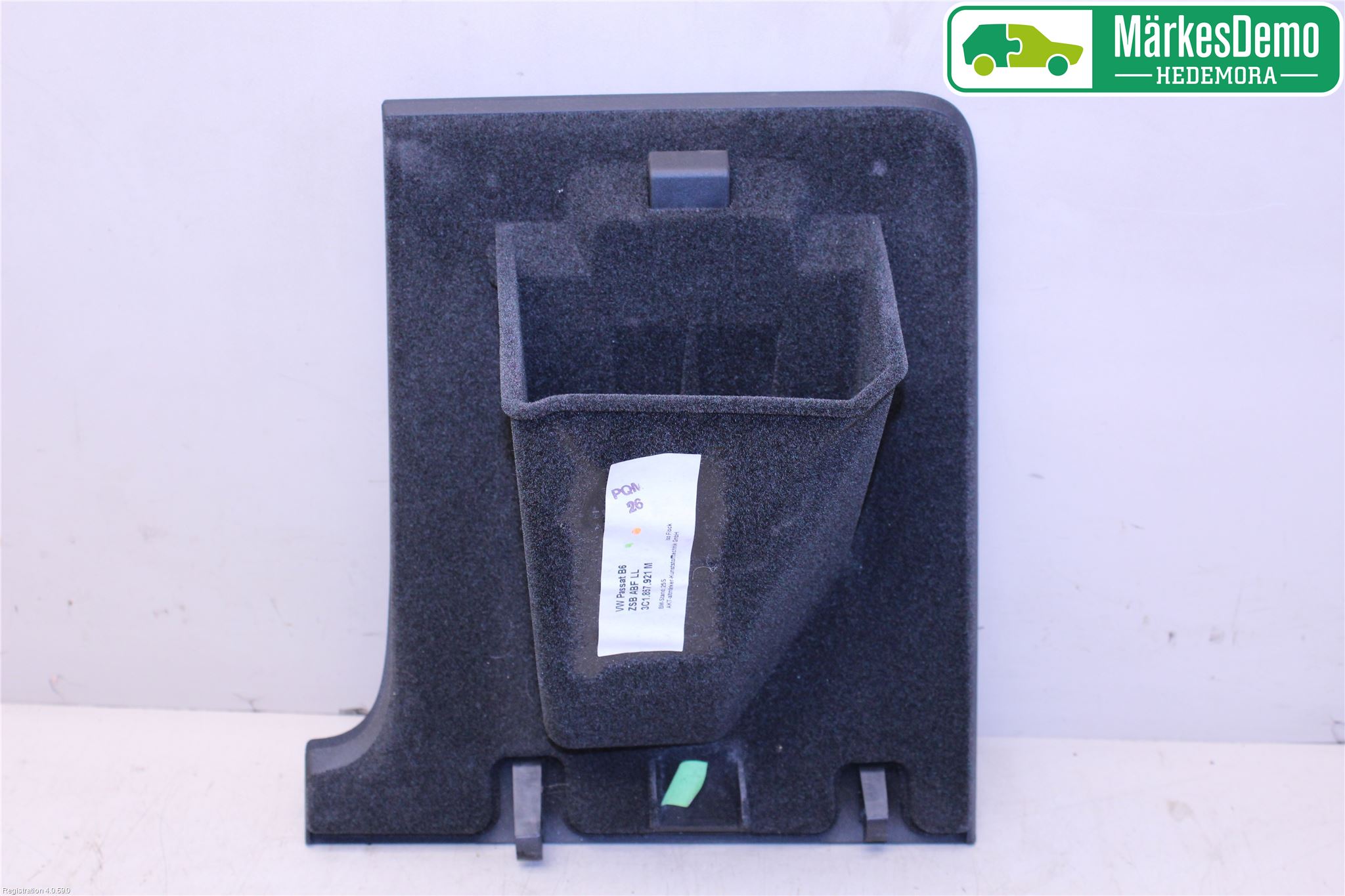 Volkswagen VW PASSAT 05-11 Innr Oppbevaringsrom