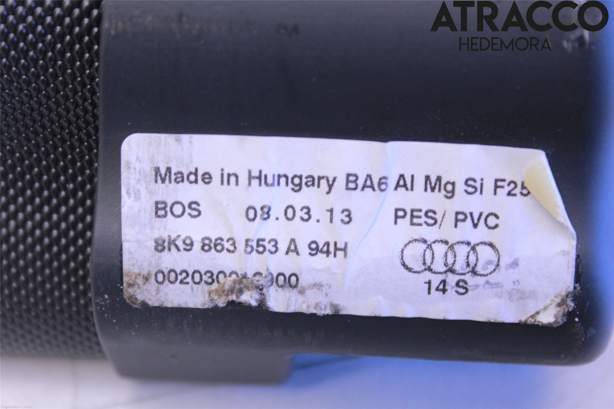 Audi A4 12-15 Innr Innsyn Beskytelse Stv