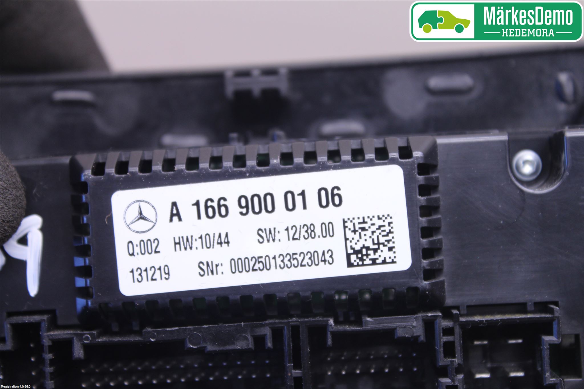 Mercedes-Benz MB GL/GLS-KLASS (X166) 12-19 Varme Ac Betjening-Display
