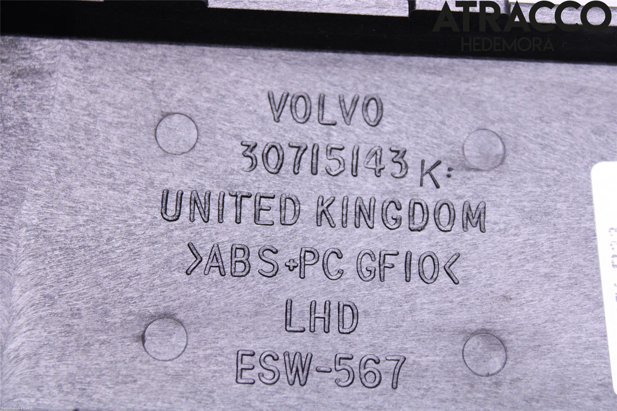 Volvo V70 08-13 Dashbord Kanal - Dyse