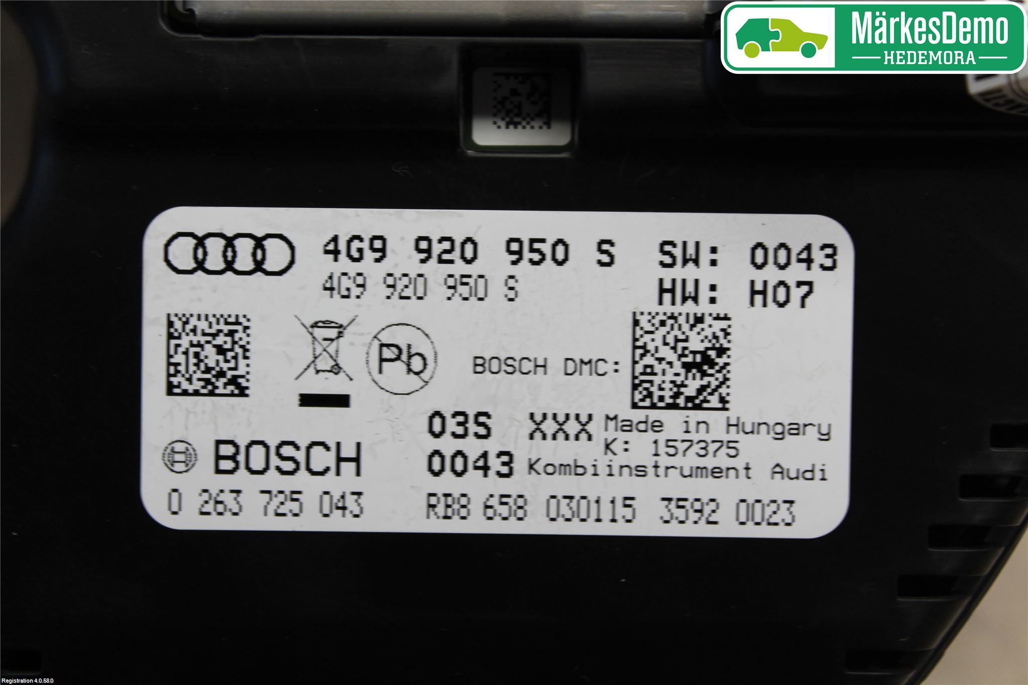 Audi A6 ALLROAD 12-18 Instr Kombinert