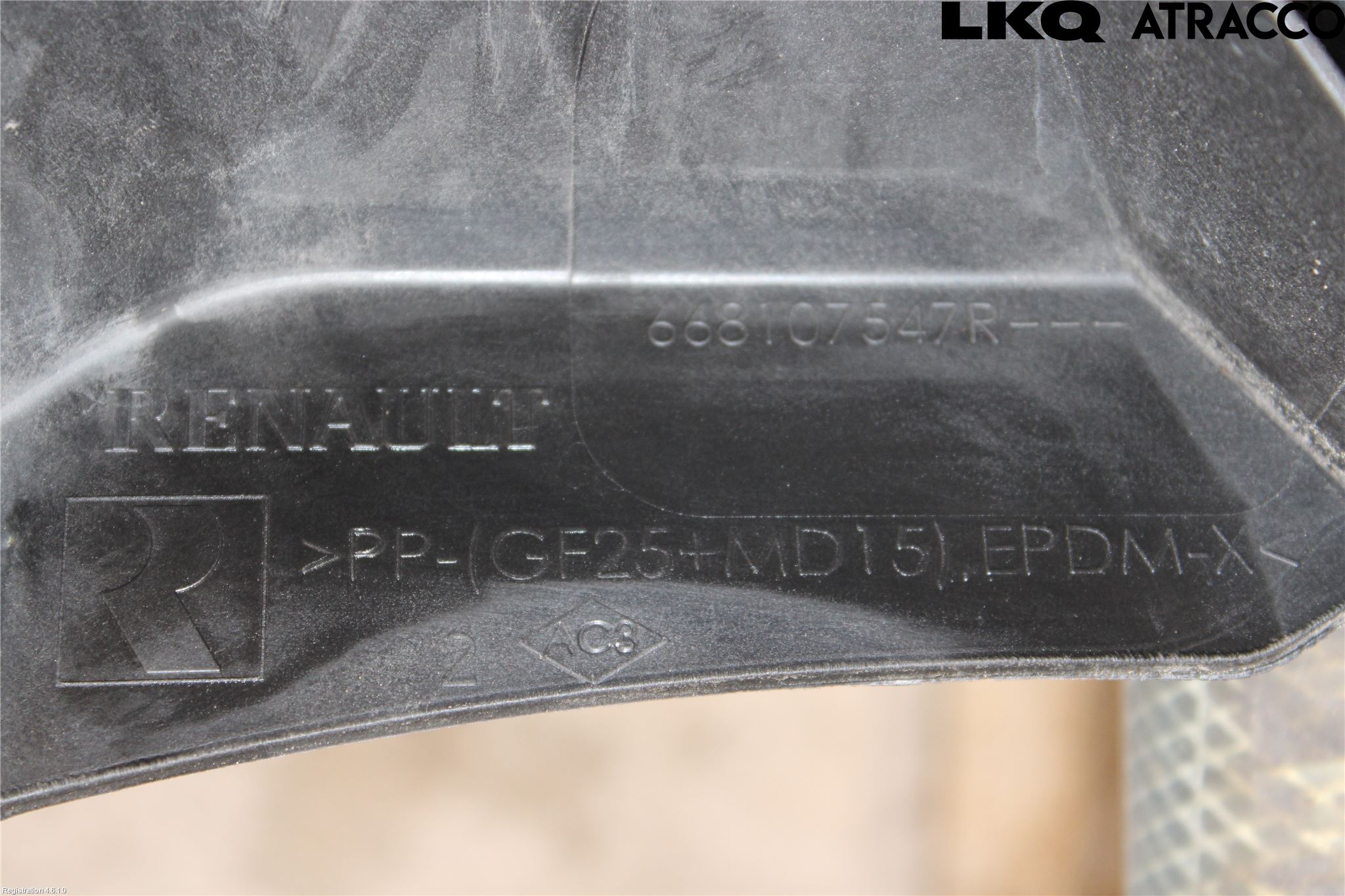 Renault CLIO IV 12-16 Visker Deksel-Grill-Under Frr