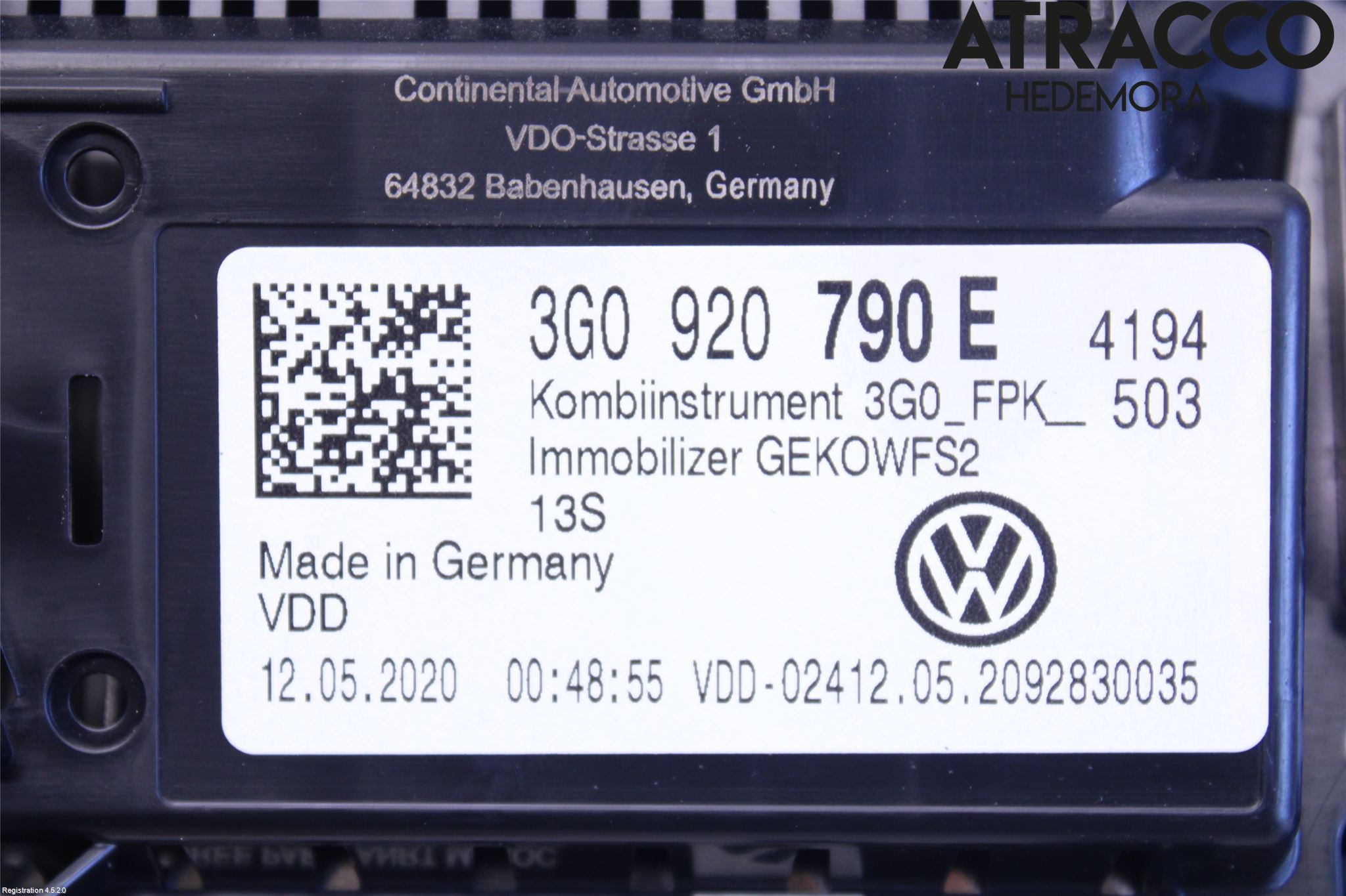 Volkswagen VW TIGUAN ALLSPACE 18- Instr Kombinert