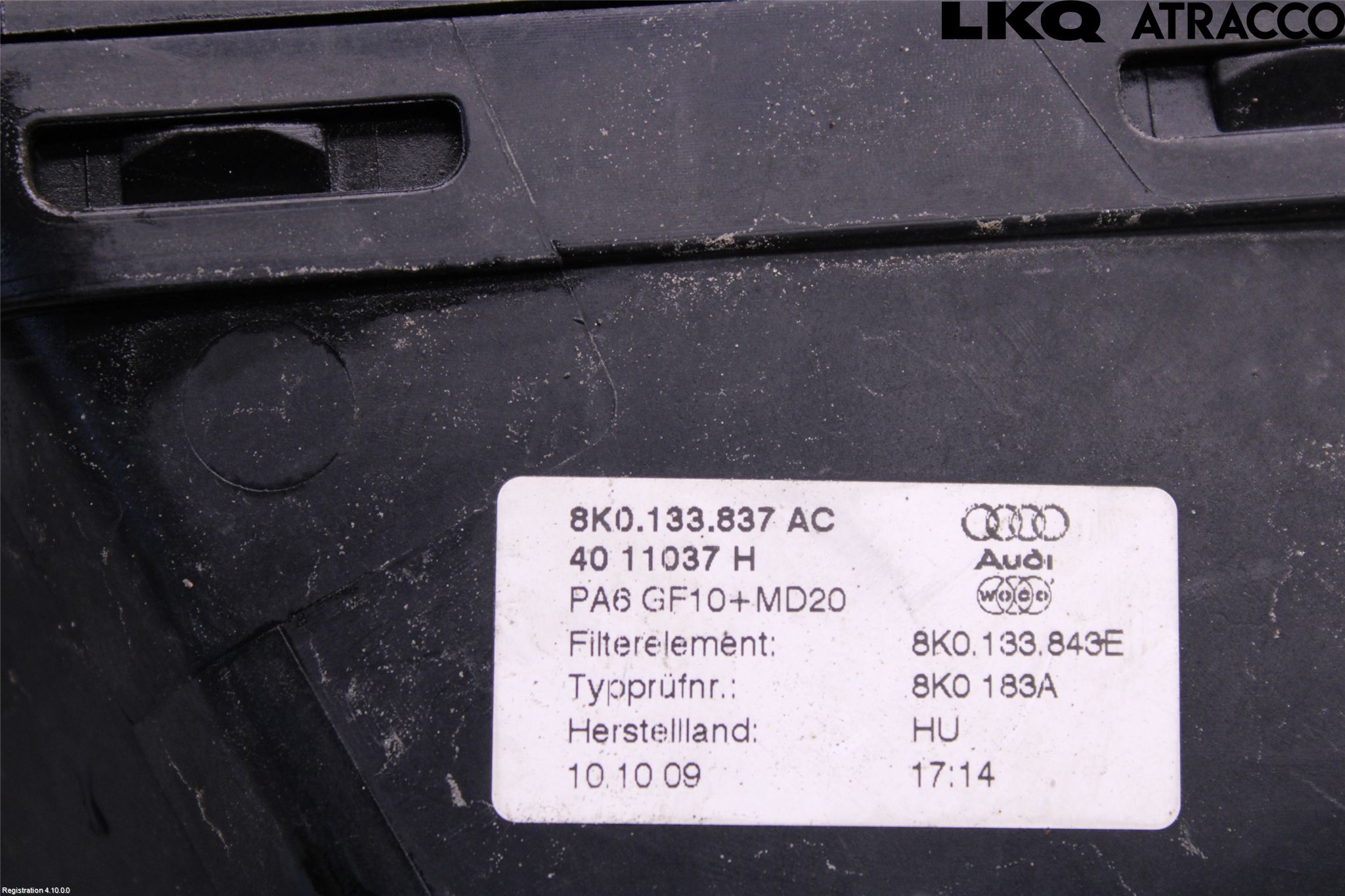 Audi A4/S4 08-11 Luftfilter Boks