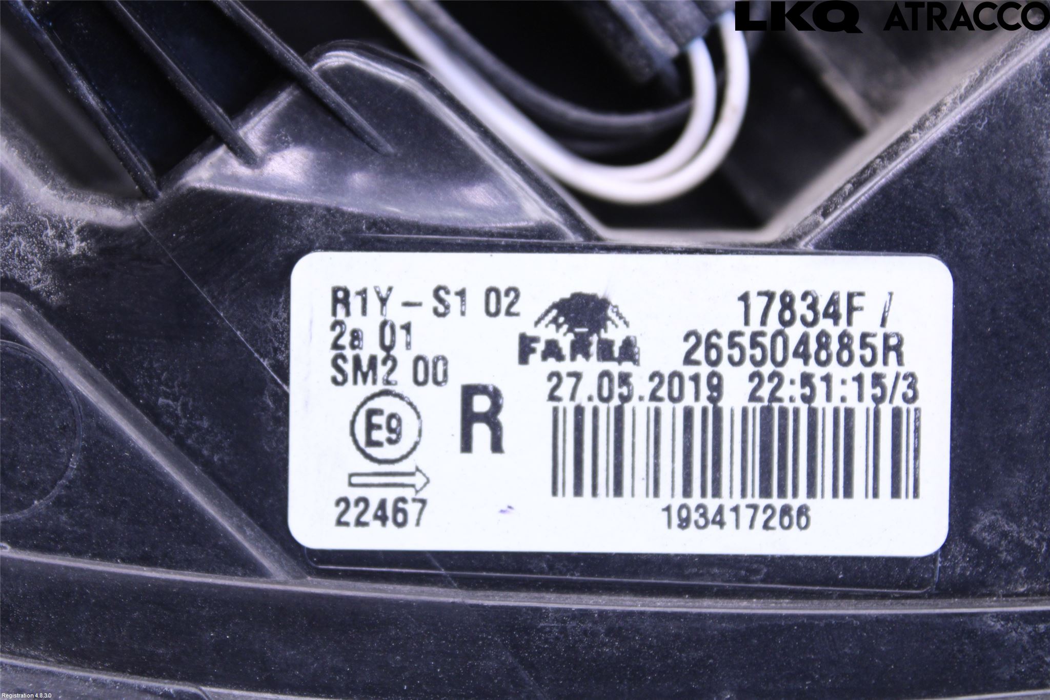 Renault CLIO/E-TECH V 20- Baklykt Høyre