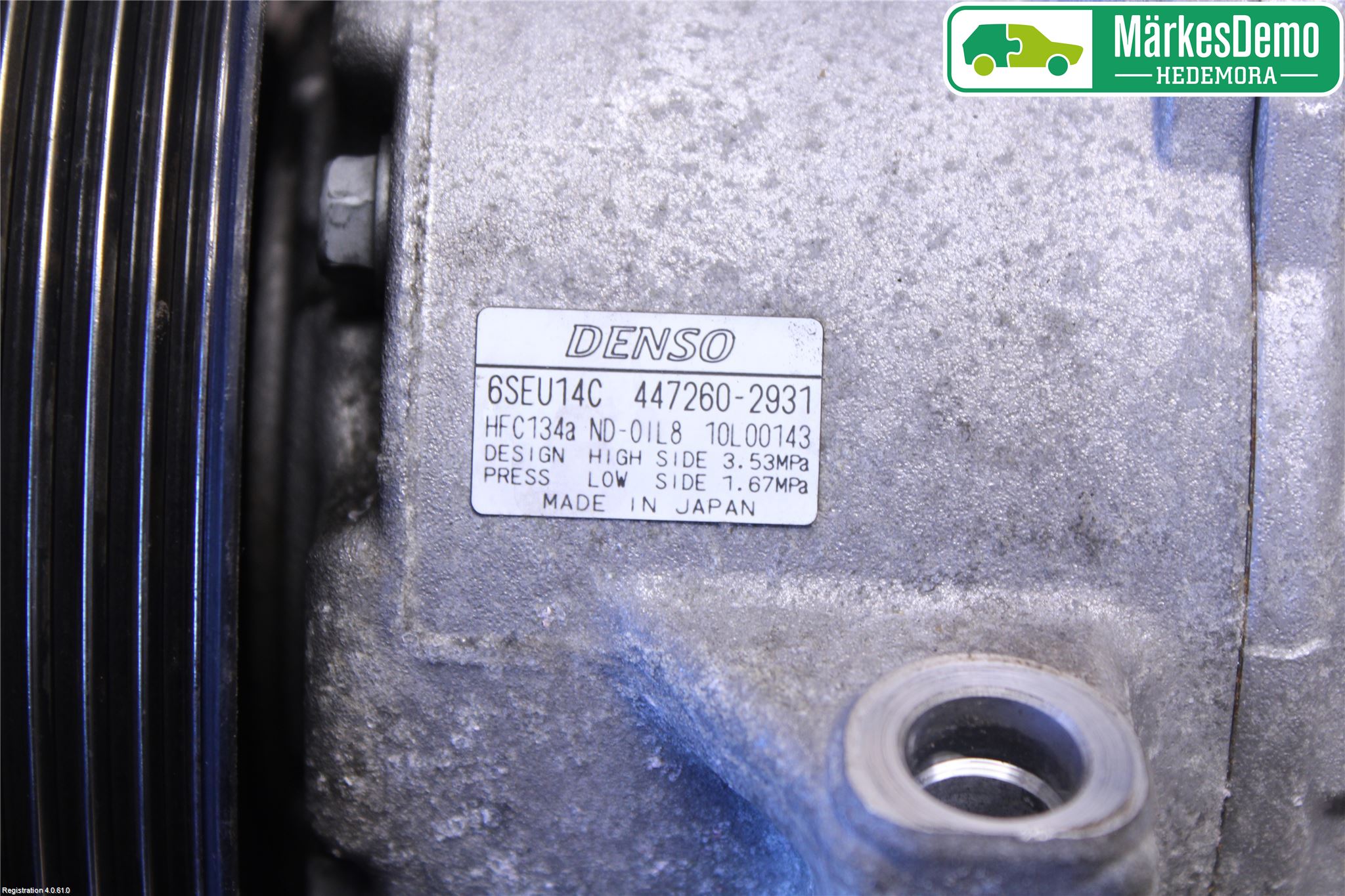 Toyota RAV 4 06-12 Varme Ac Kompressor