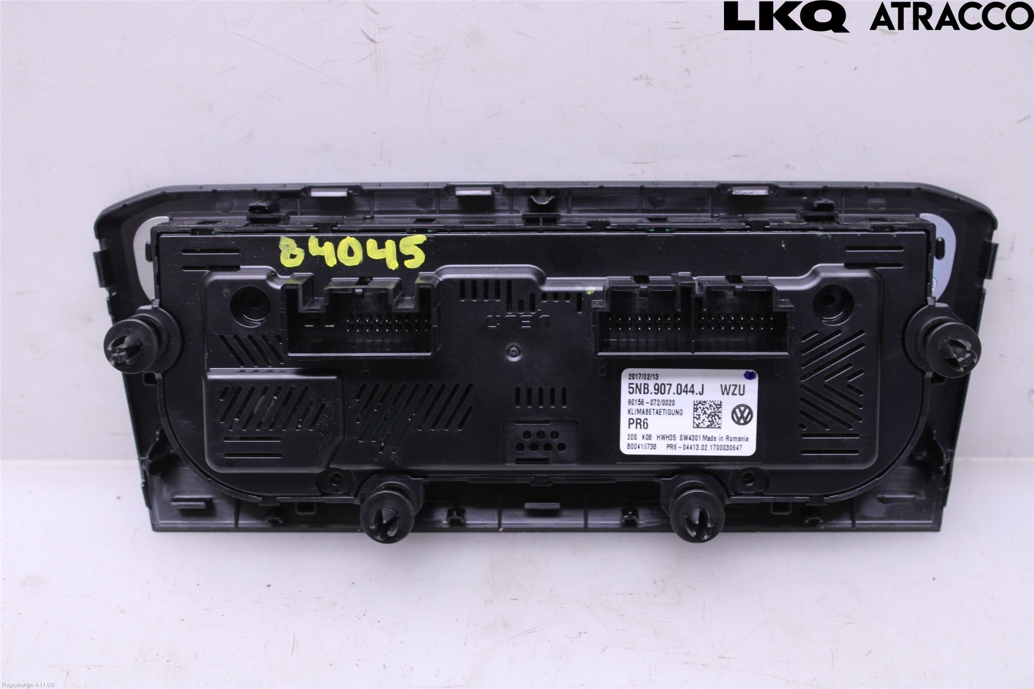 Volkswagen VW TIGUAN 16-24 Varme Ac Betjening-Display
