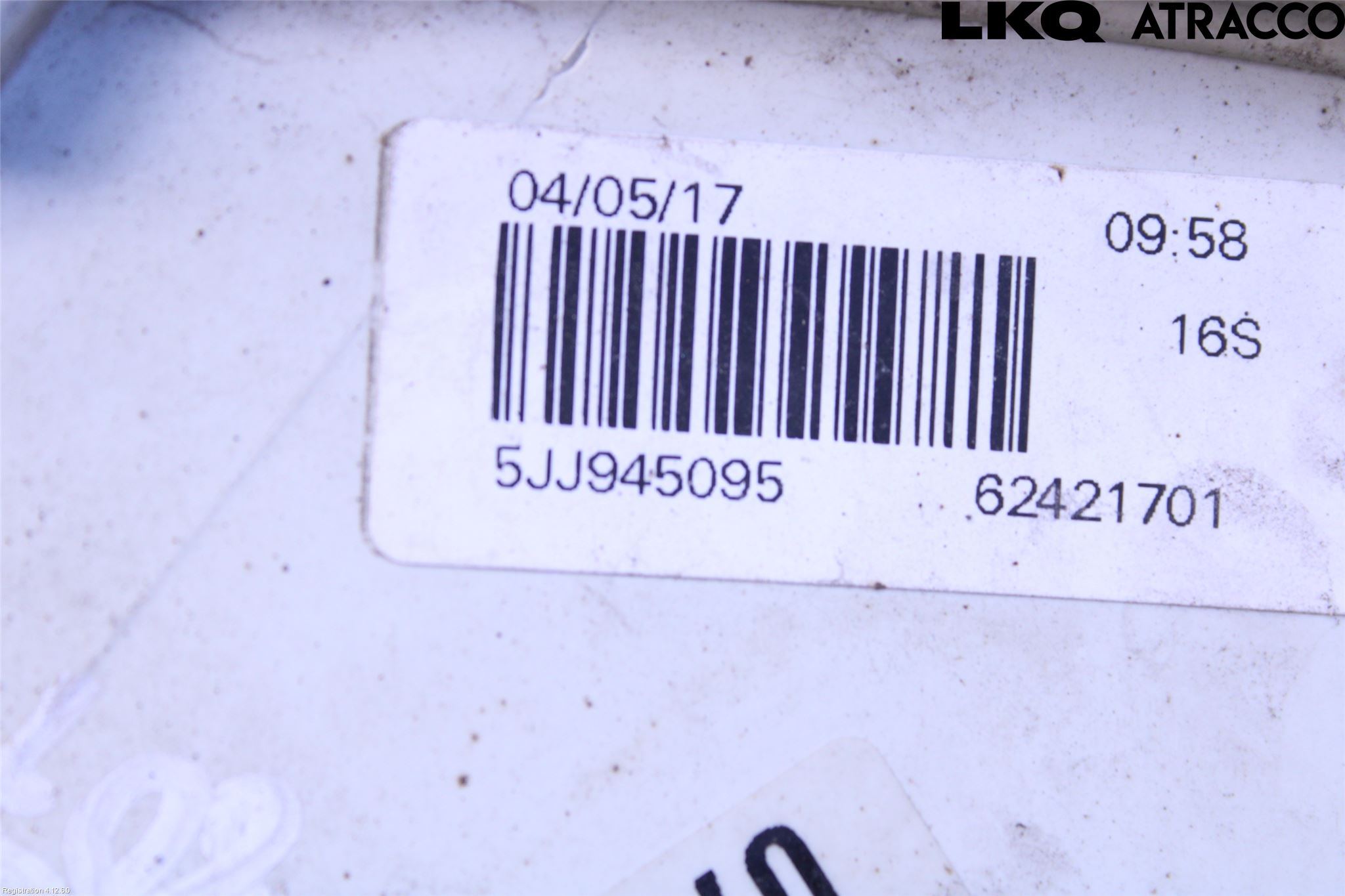 Skoda RAPID Baklykt Venstre