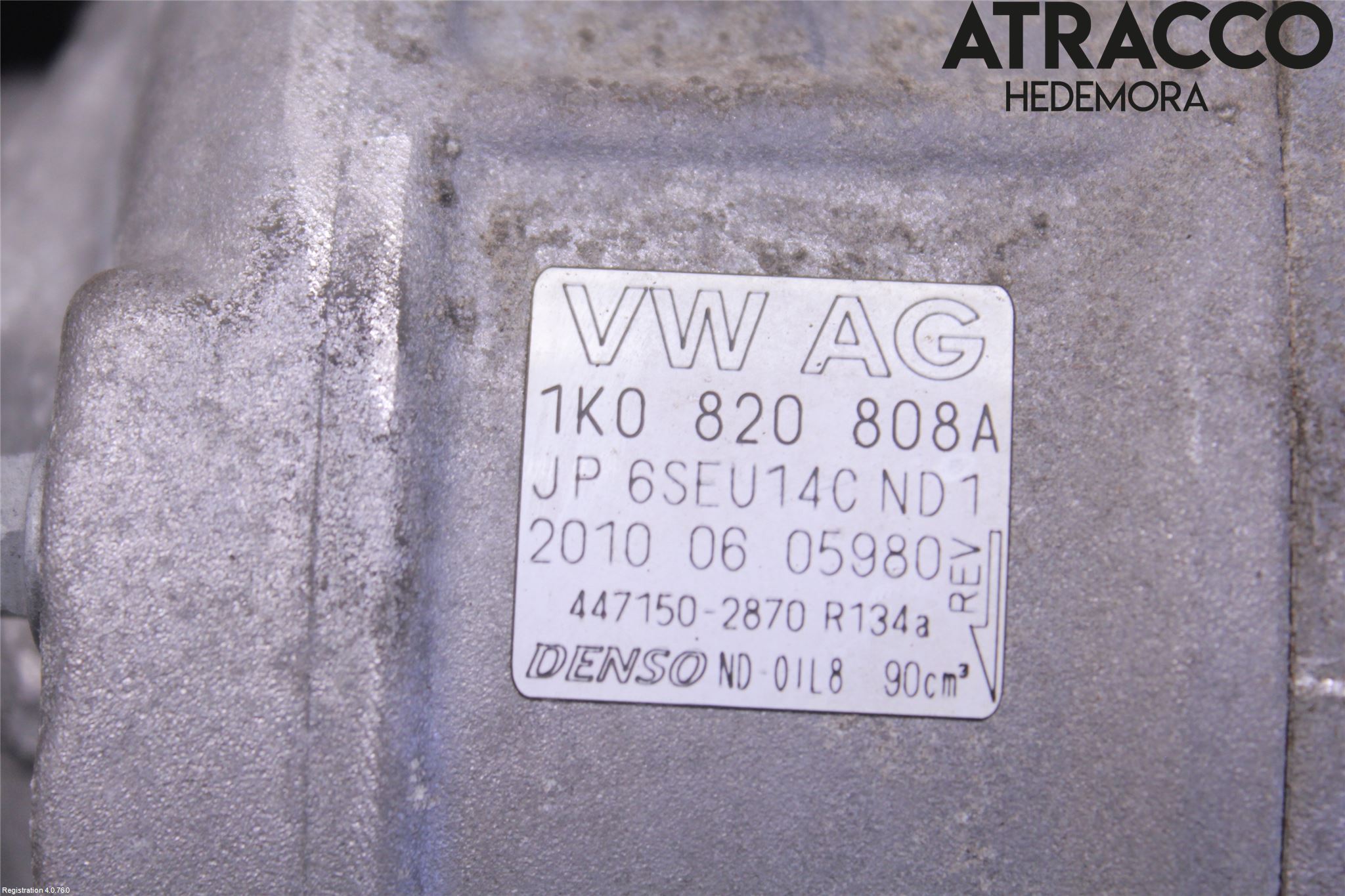 Skoda FABIA 07-14 Varme Ac Kompressor