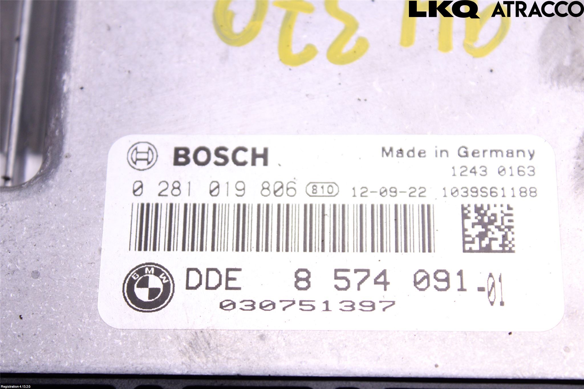 BMW X3 F25 10-17 Styreenhet Dieselpumpe