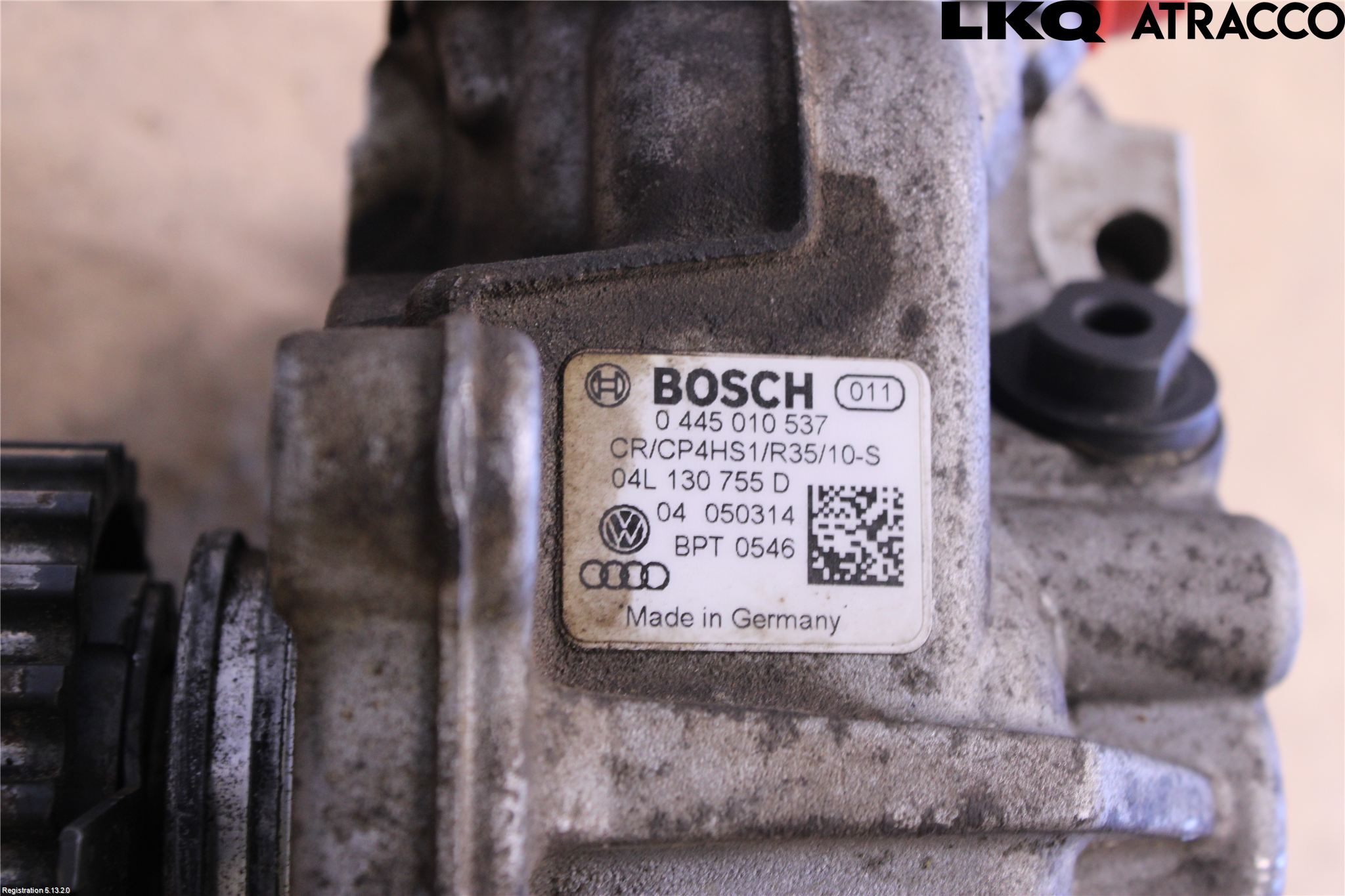 Volkswagen VW GOLF / E-GOLF VII 13-20 Drivstoff Dieselpumpe Hoved